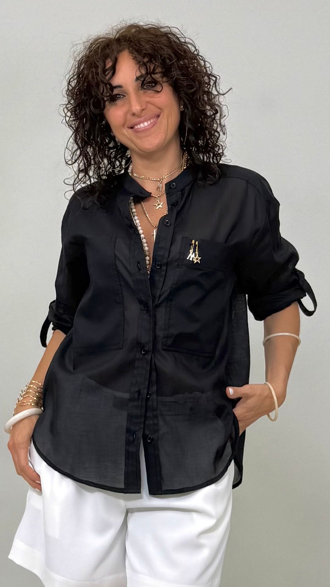 CAMICIA UOMO CON TASCONI