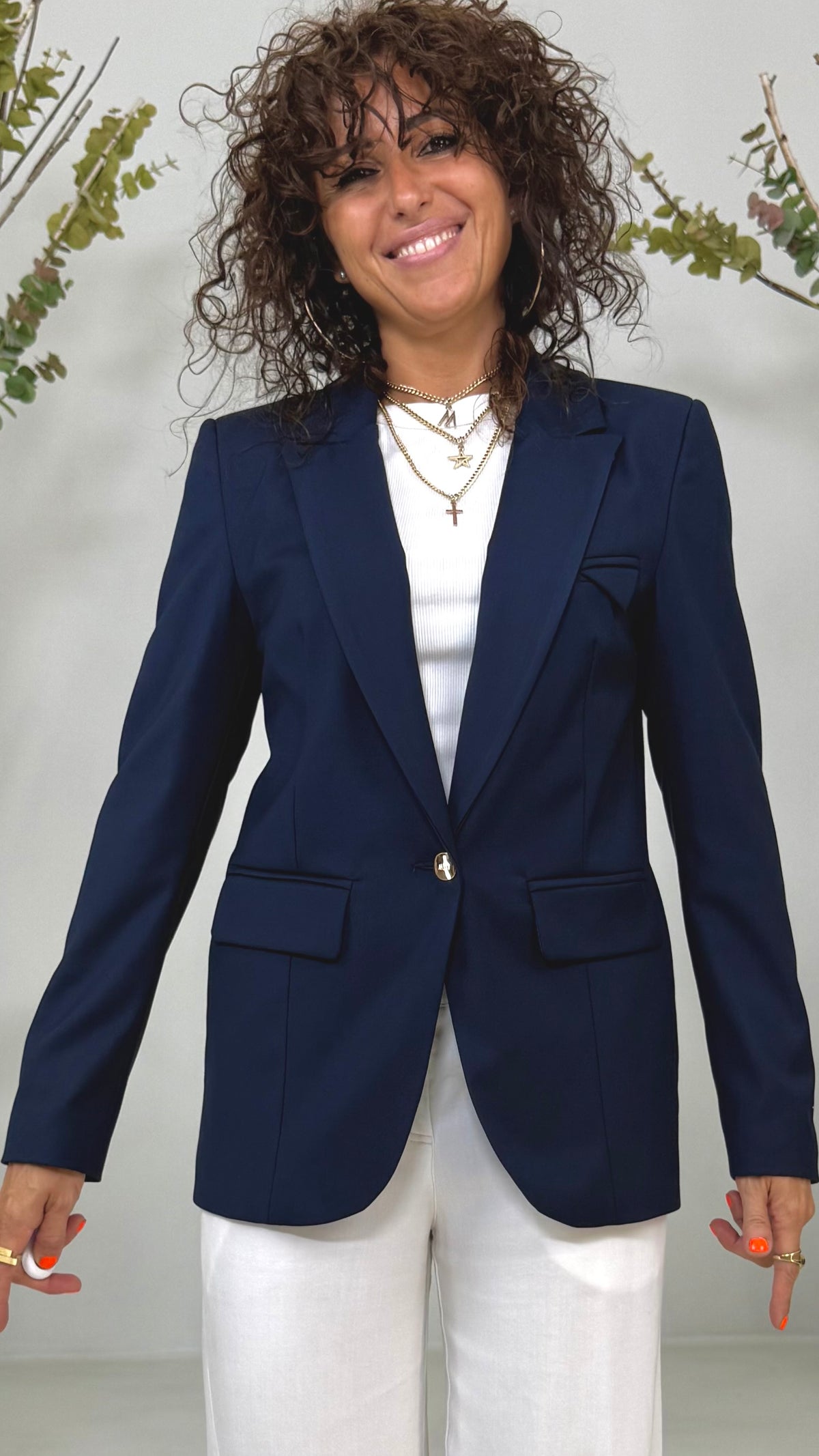 GIACCA BLAZER IN TECNICO FLUIDO