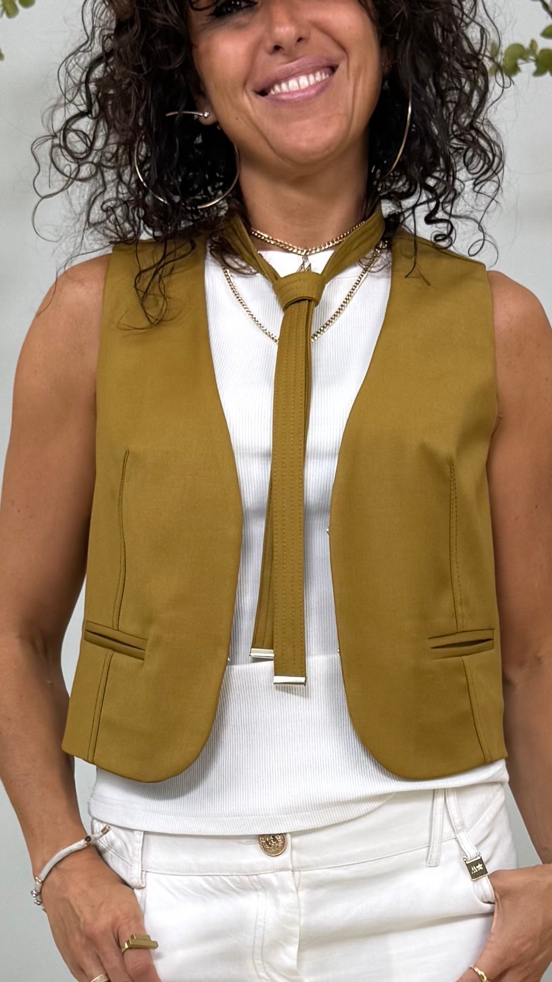 GILET GANCETTI IN TECNICO FLUIDO