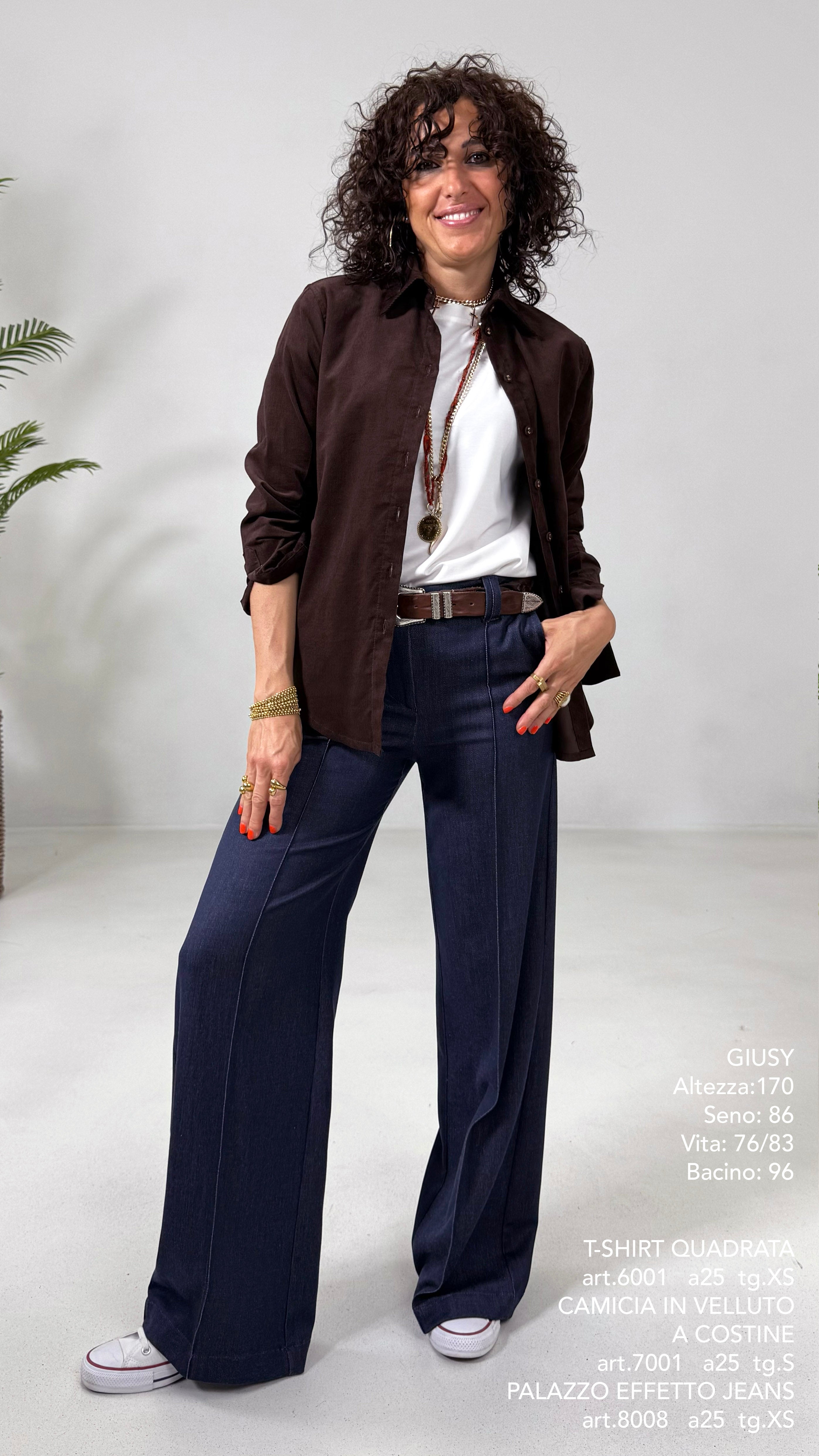 CAMICIA IN VELLUTO 2000 RIGHE