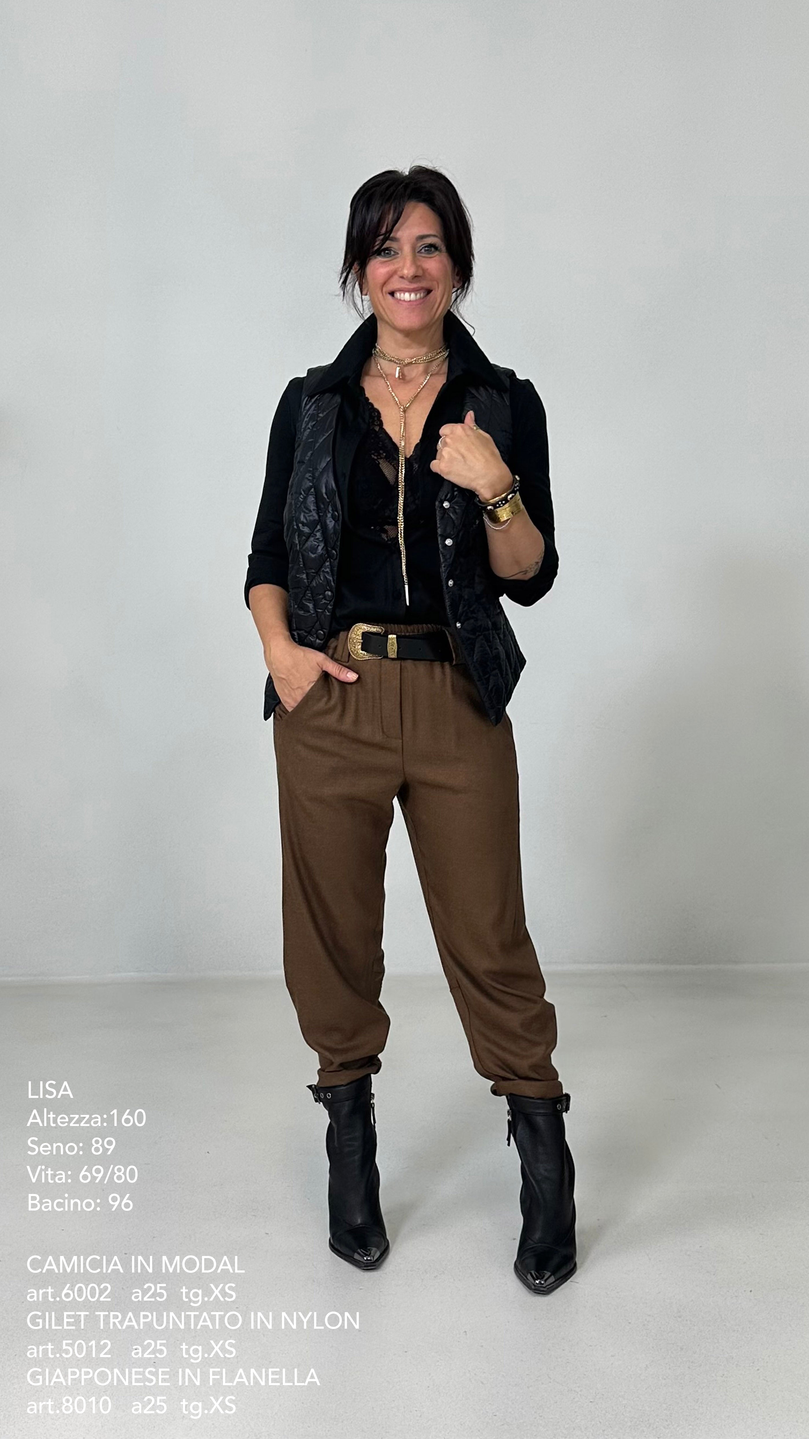 GILET TRAPUNTA ROMBO IN NYLON