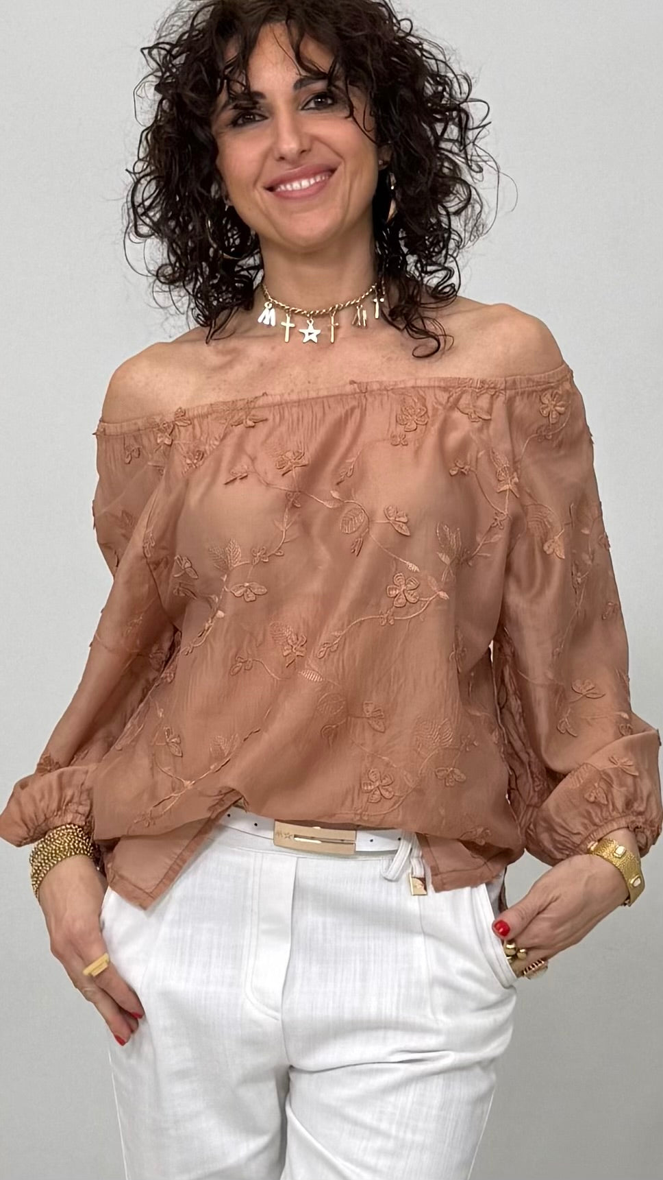 SHIFFER VOILE MANICA 3/4