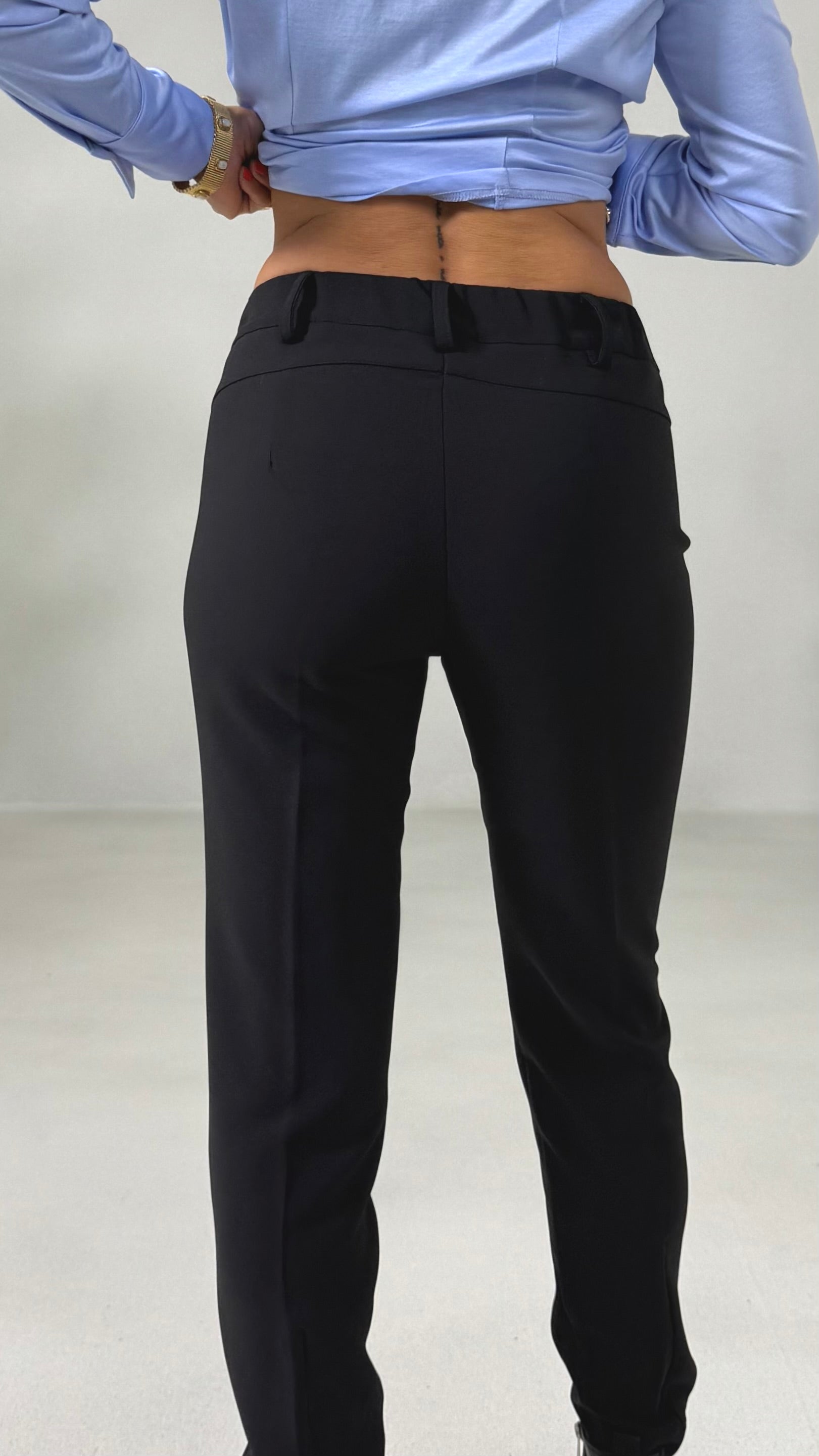 PANTALONE BASIC IN CADY TECNICO