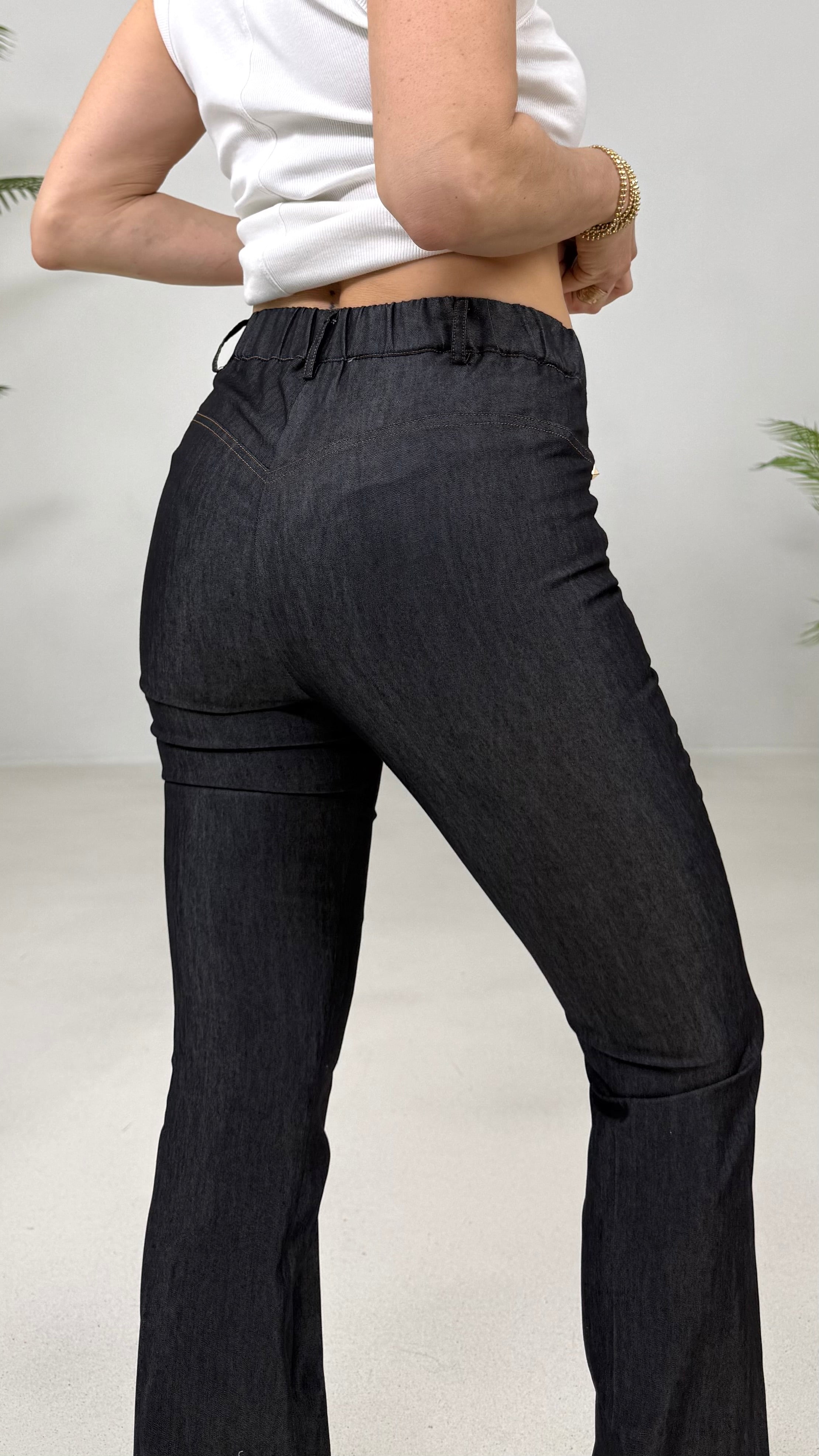 ZAMPA IN JEANS ELASTICO