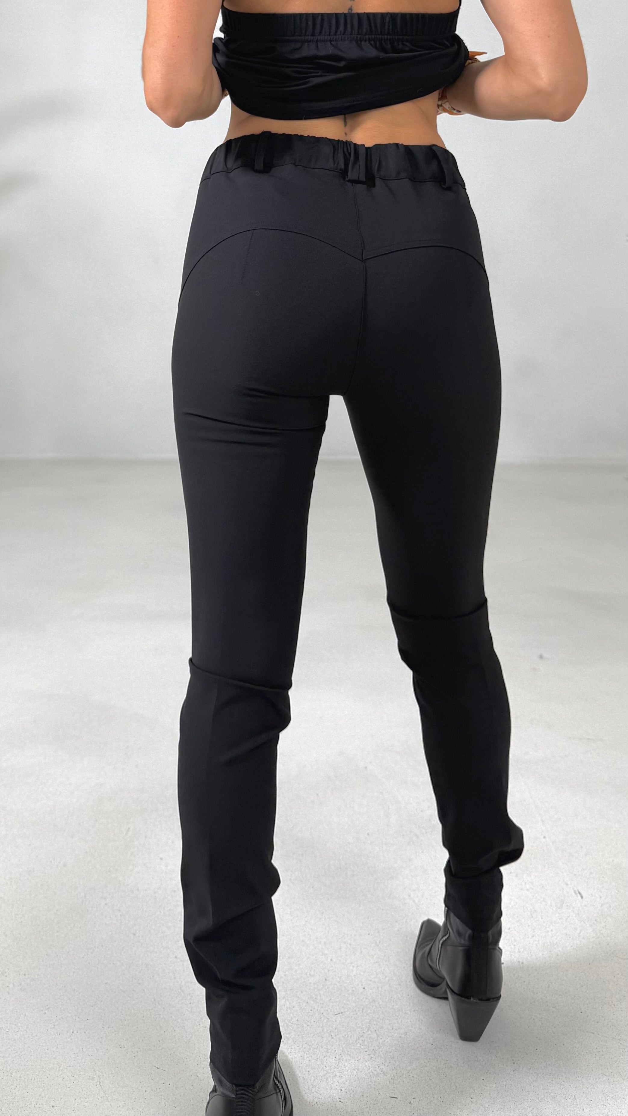 SKINNY IN TESSUTO TECNICO ELASTICO DI NYLON