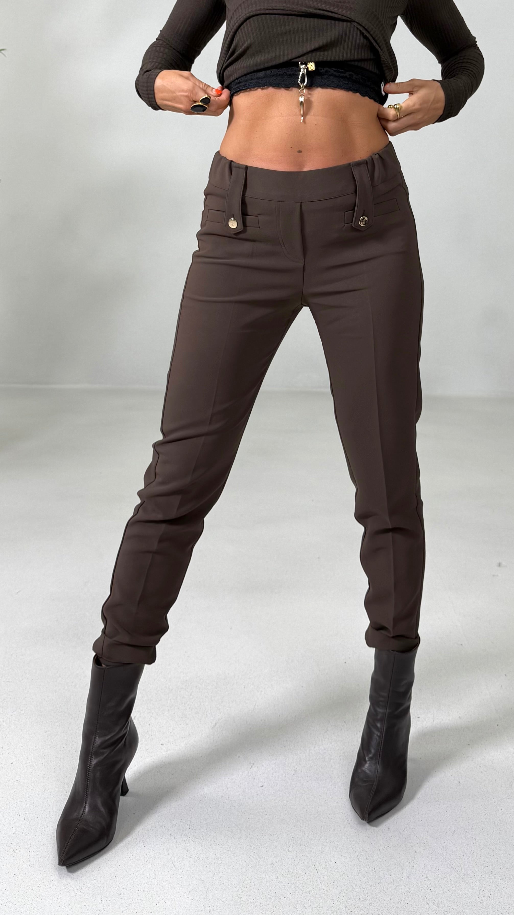 PANTALONE BASIC IN CADY TECNICO