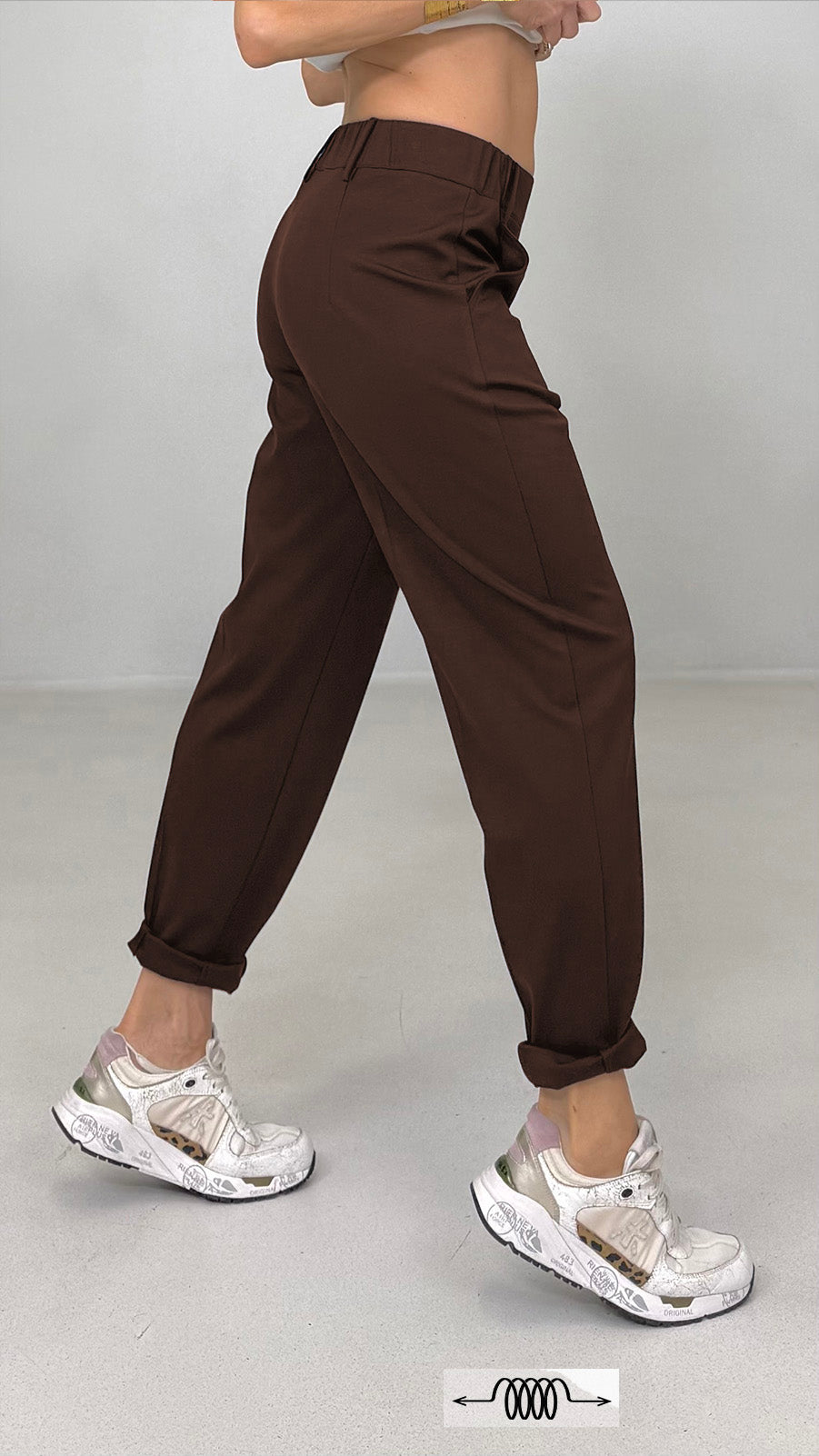 BAGGY IN PUNTO MILANO DI COTONE