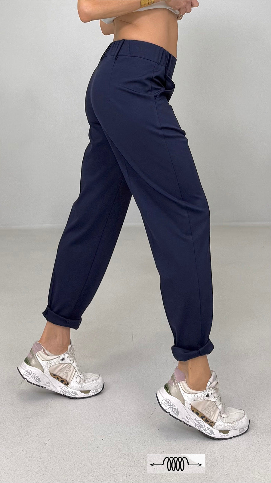 BAGGY IN PUNTO MILANO DI COTONE