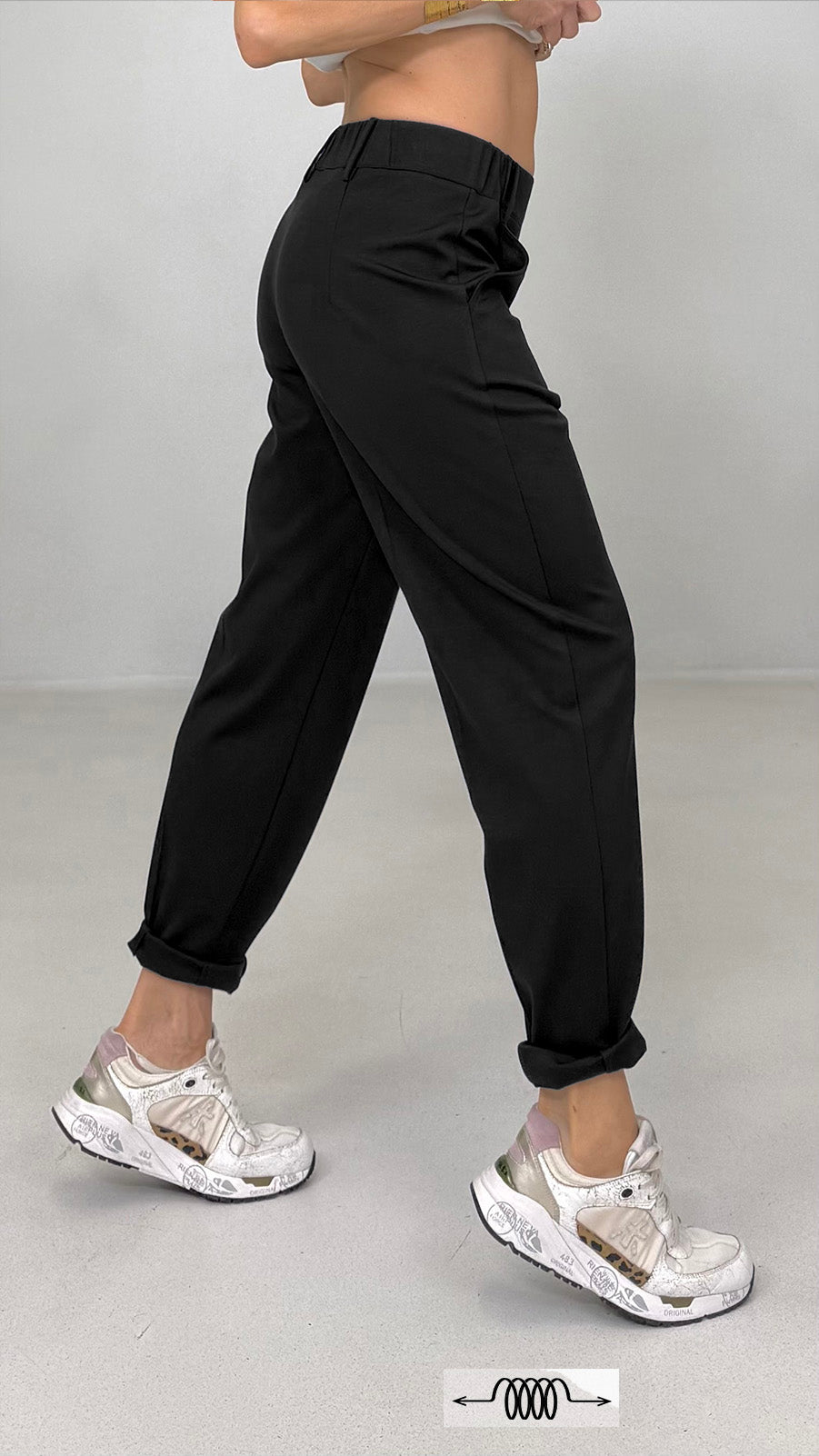 BAGGY IN PUNTO MILANO DI COTONE