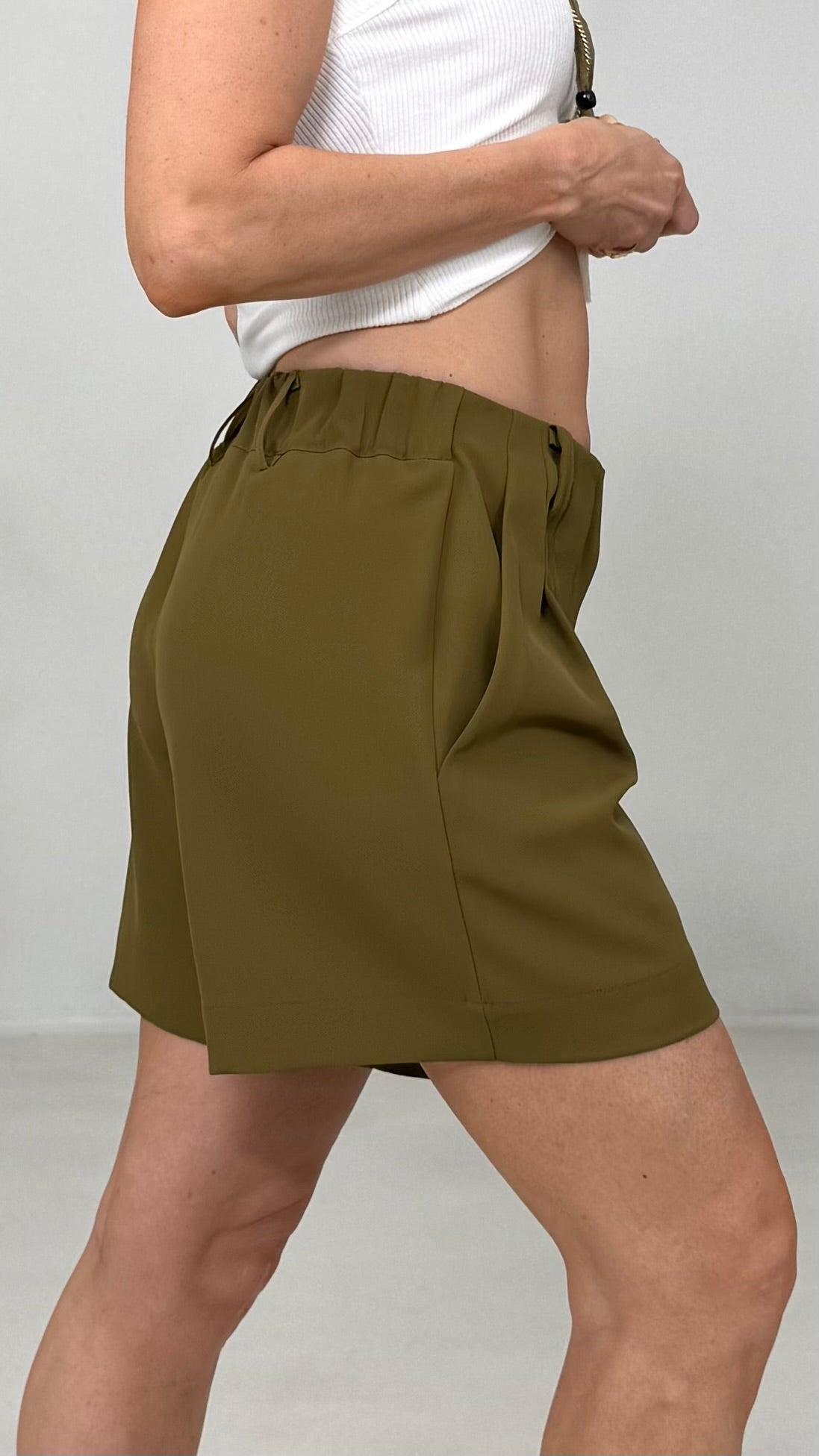 BERMUDA IN CADY FLUIDO LACCI DAVANTI