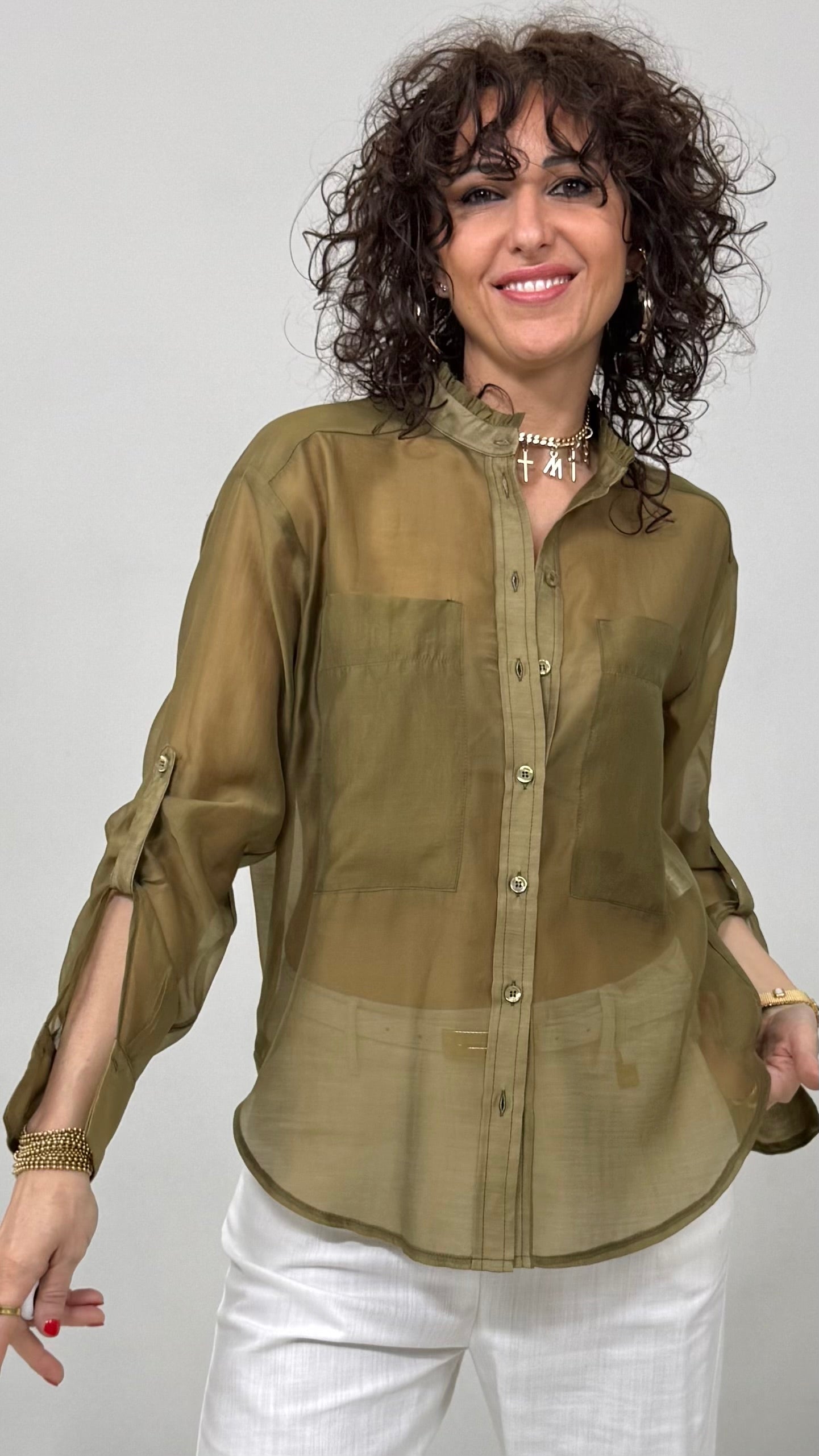 CAMICIA LINEA A UOMO IN VOILE