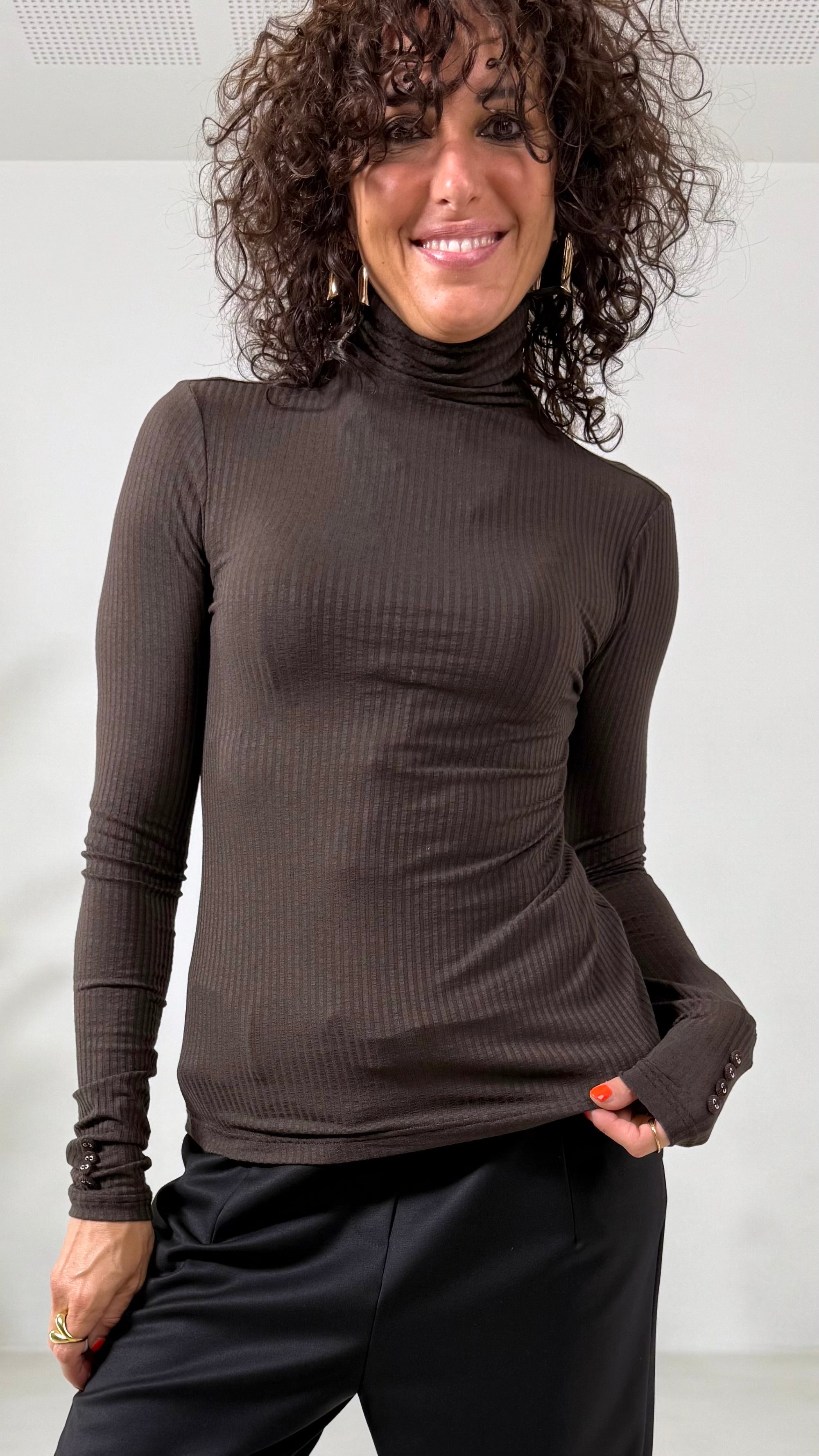 LUPETTO IN JERSEY A COSTINE MISTO CASHMERE