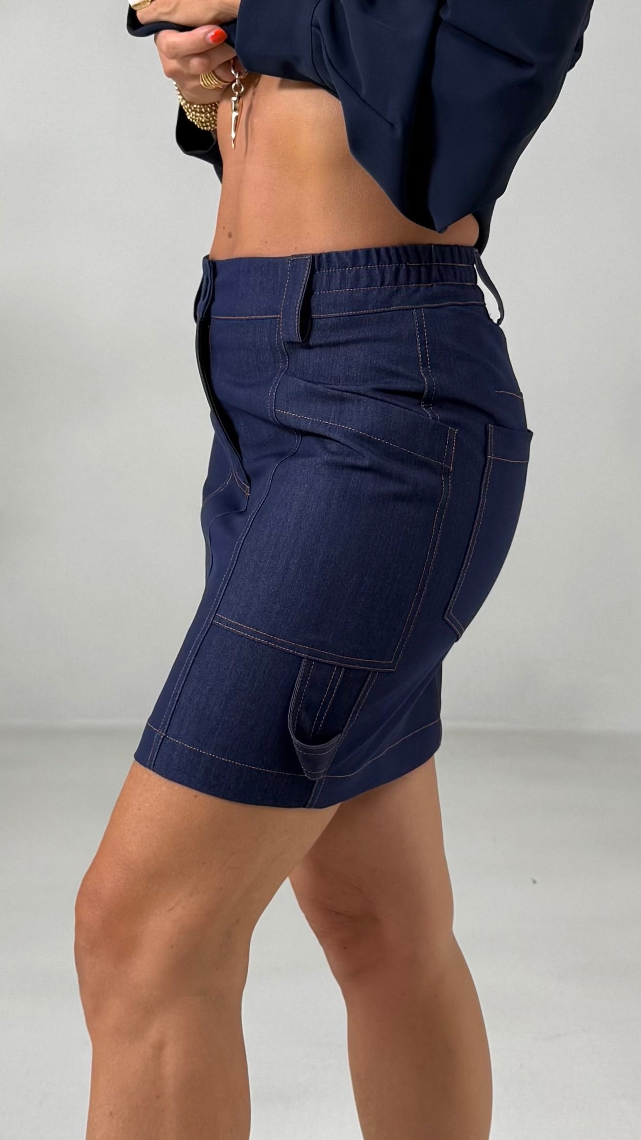 GONNA IN JEANS SLEGATO
