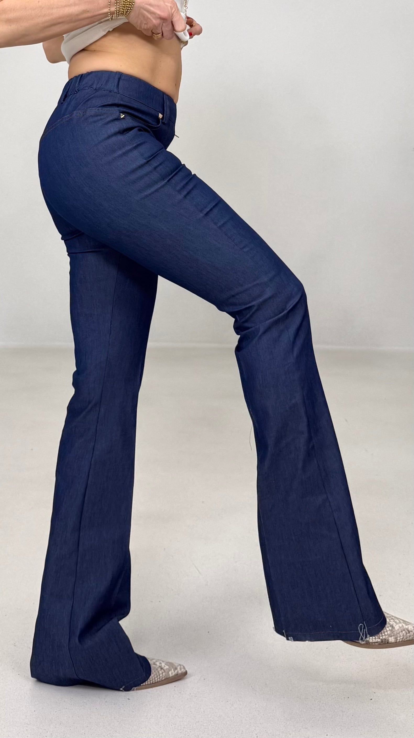 ZAMPA IN JEANS ELASTICO