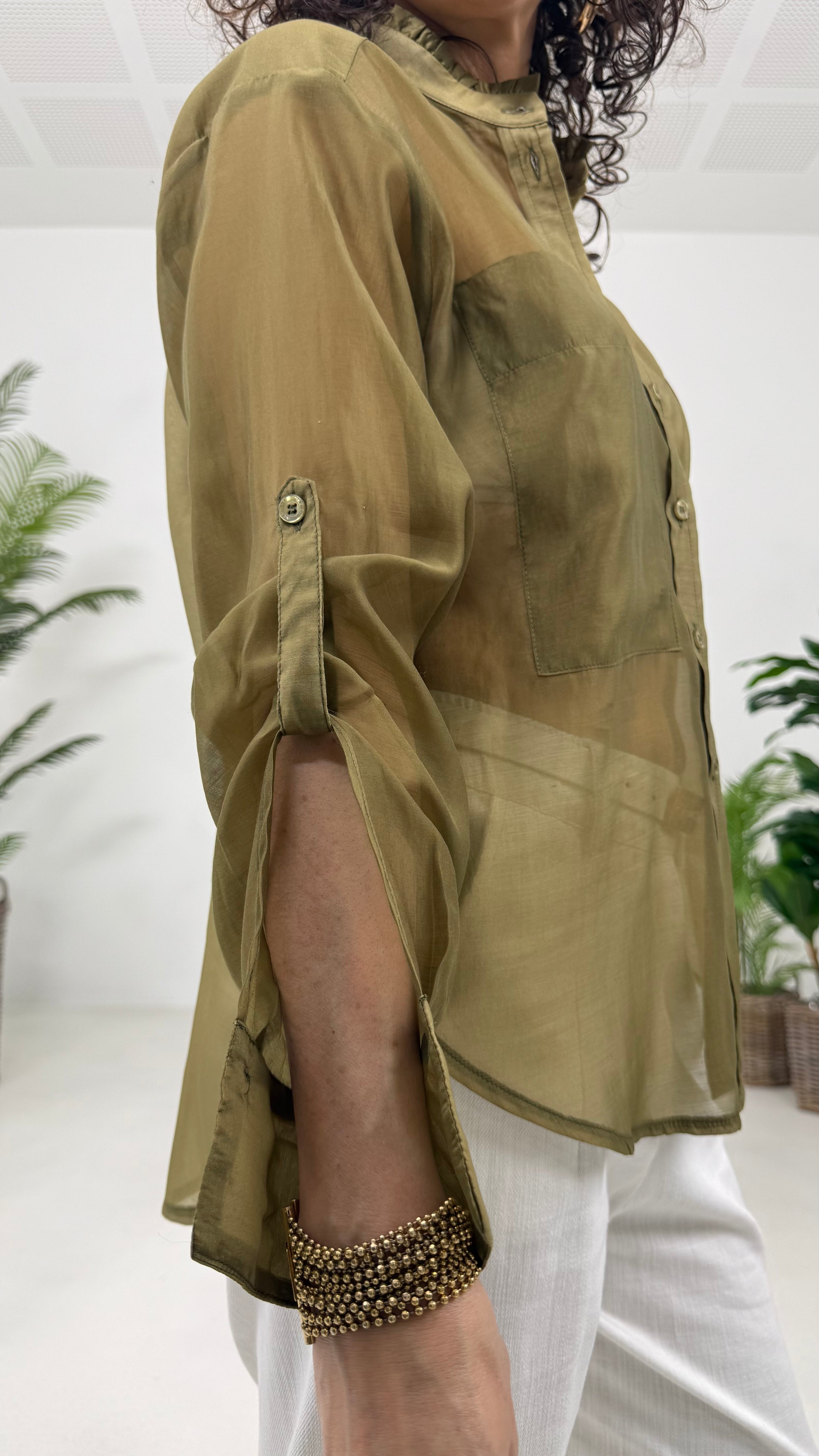 CAMICIA LINEA A UOMO IN VOILE