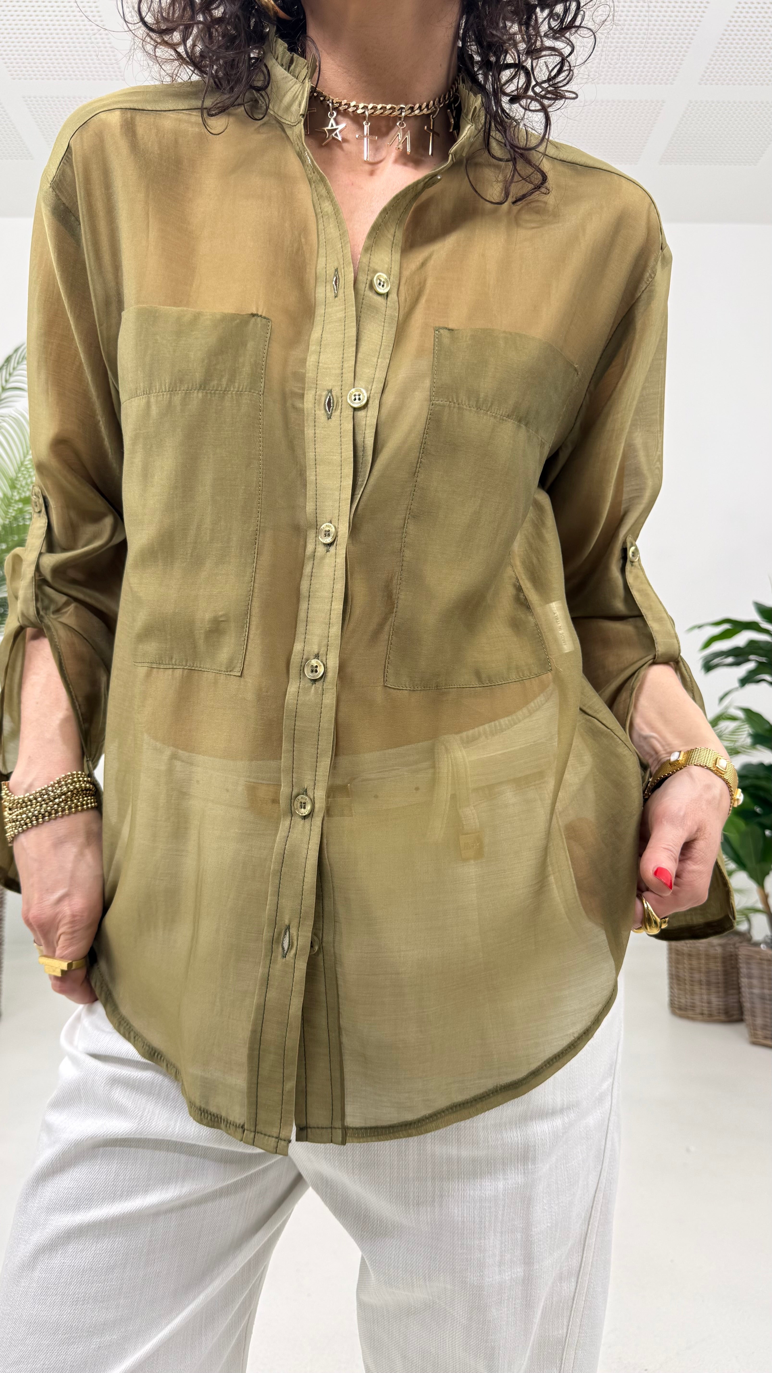 CAMICIA LINEA A UOMO IN VOILE