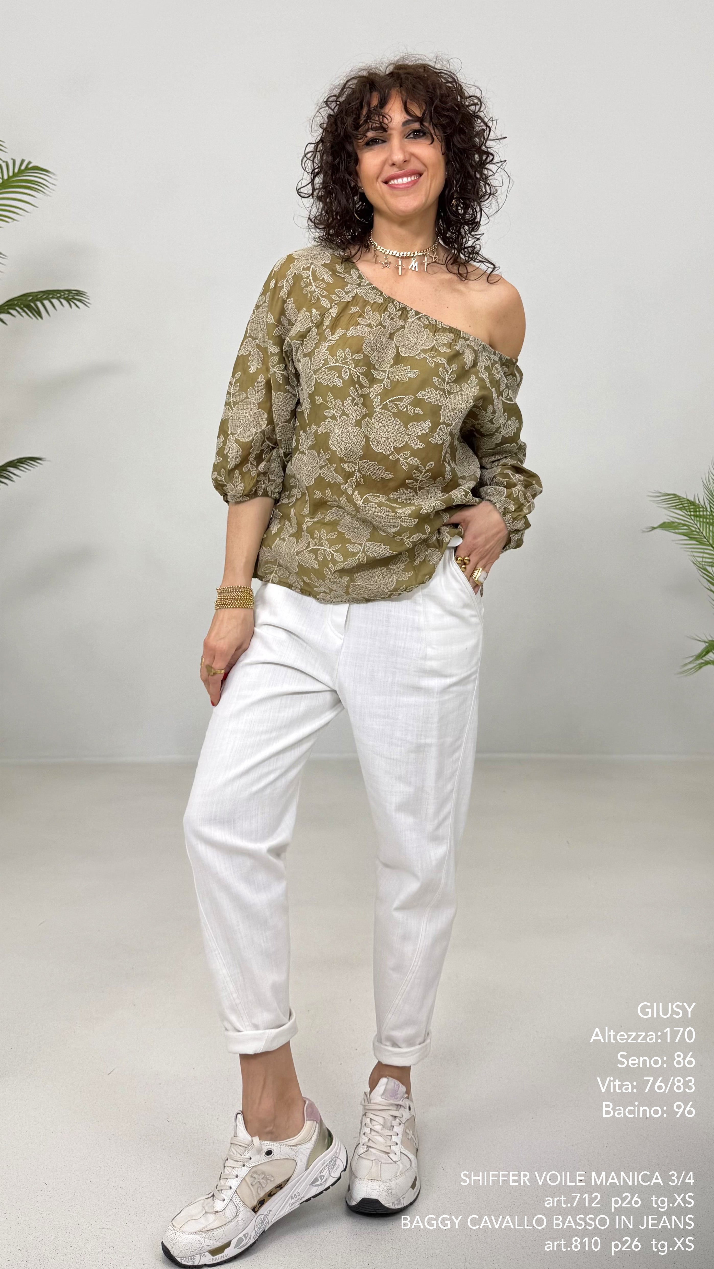 SHIFFER VOILE MANICA 3/4