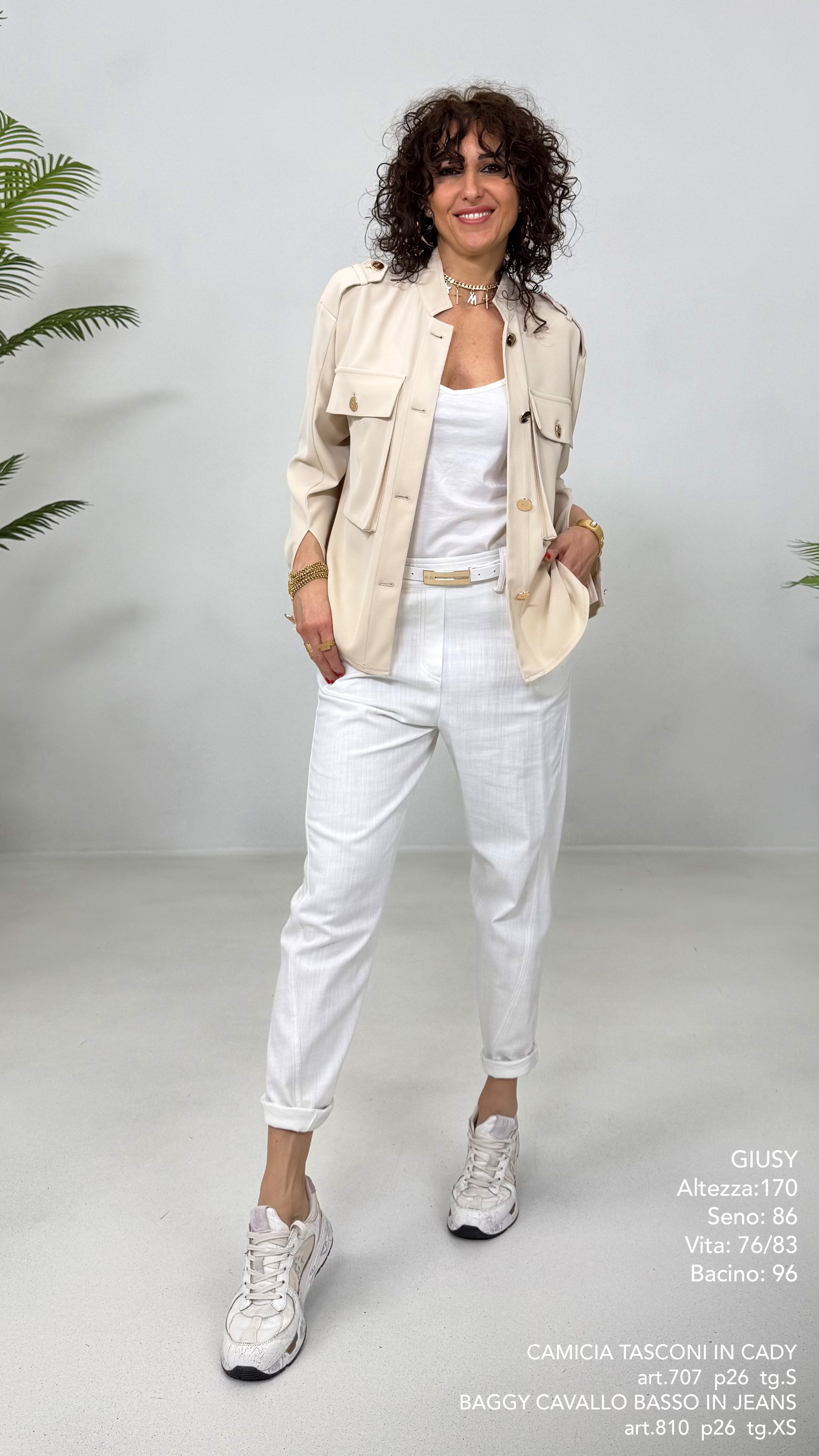 CAMICIA TASCONI IN CADY FLUIDO