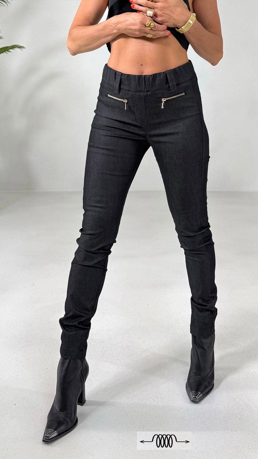 SKINNY IN HEAVY JEANS SUPER STRETCH