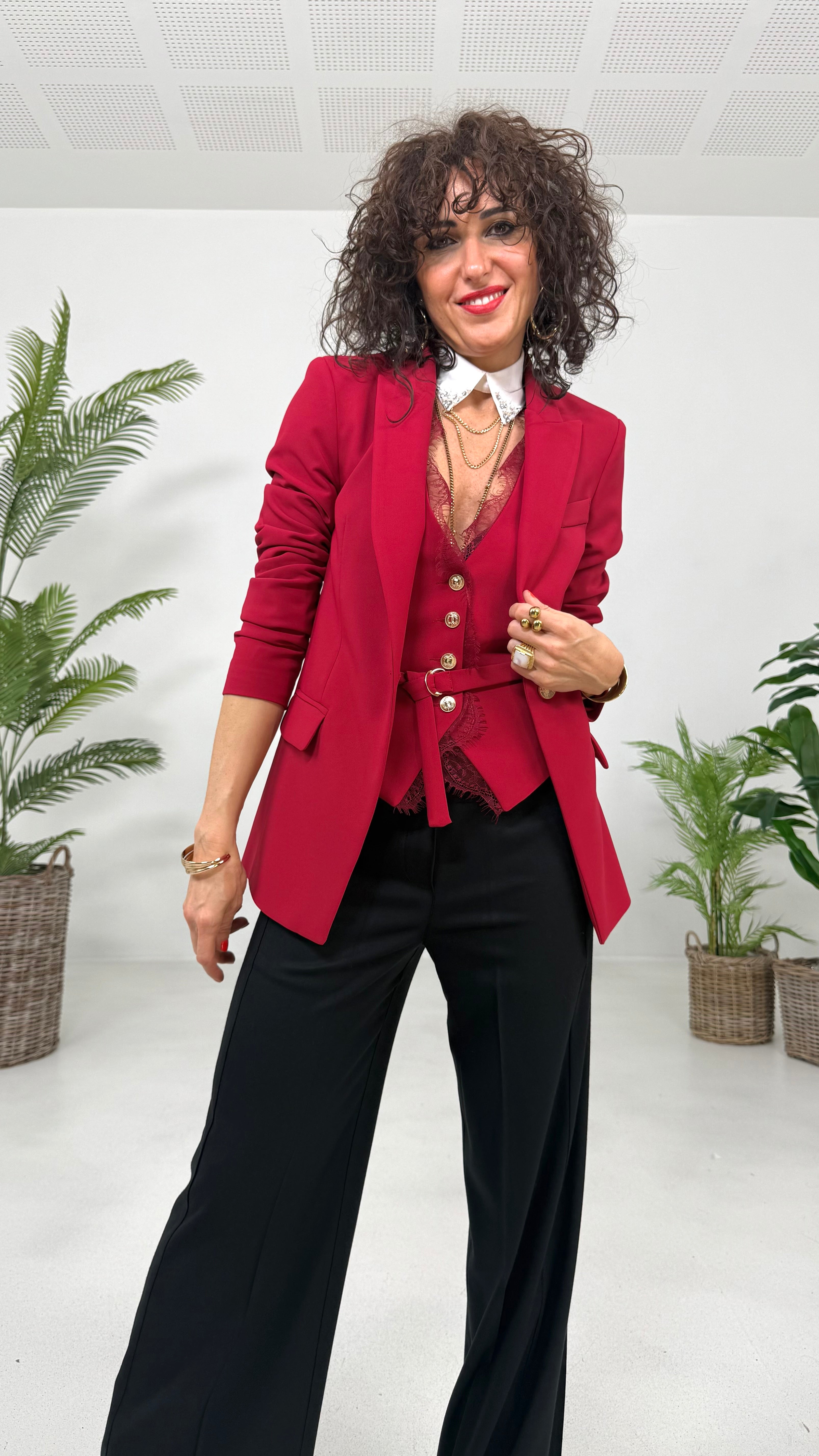 GIACCA BLAZER IN CADY TECNICO
