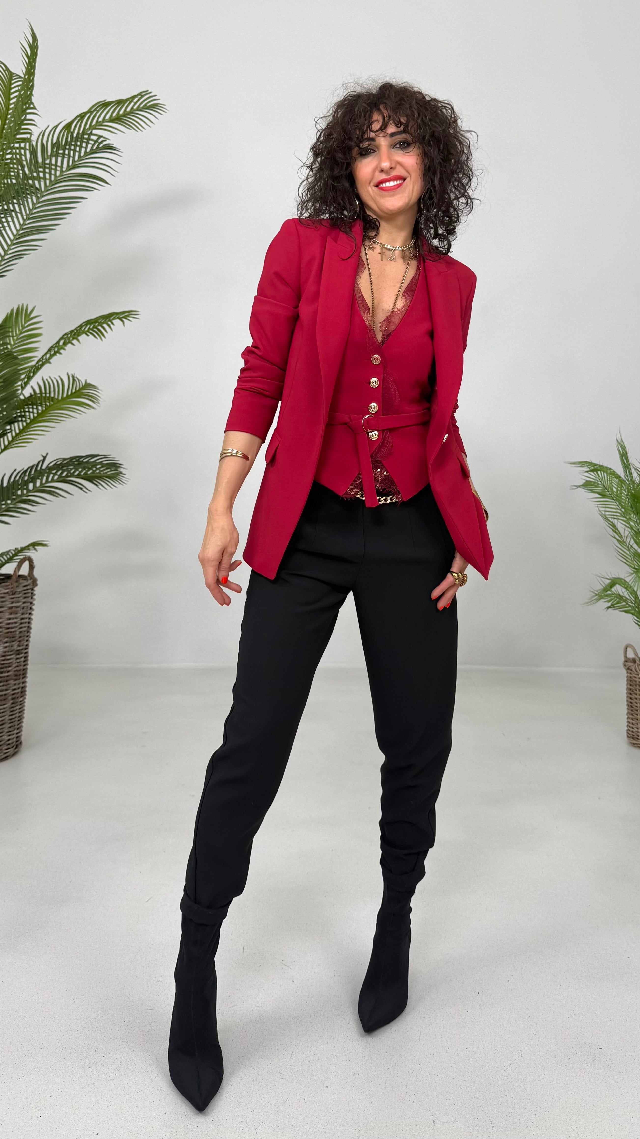 GIACCA BLAZER IN CADY TECNICO