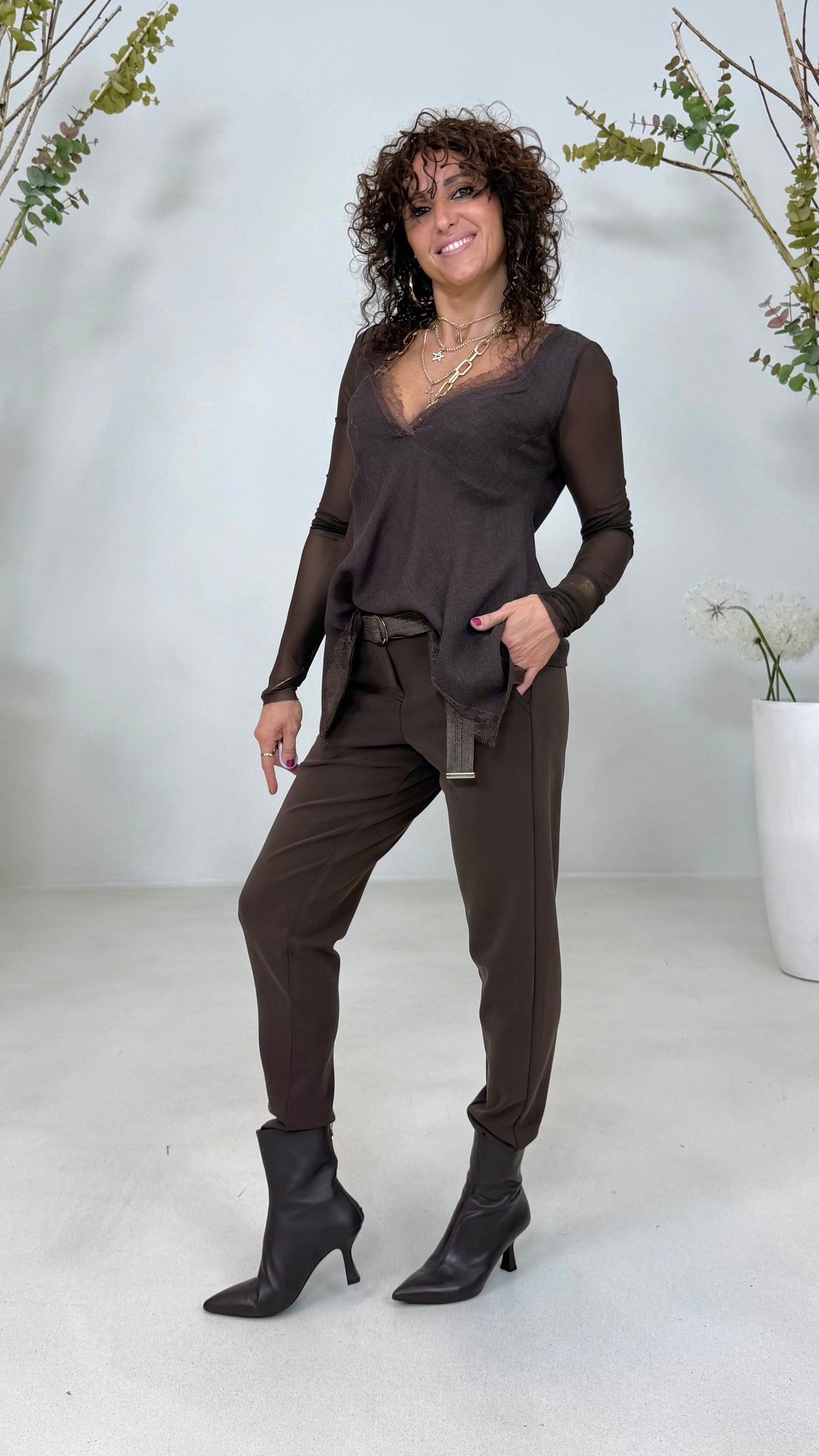 BAGGY SLIM MANO PESCA MAGLIA COMPATTA