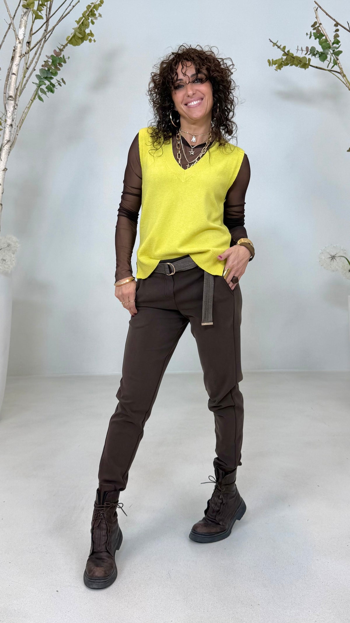 BAGGY SLIM MANO PESCA MAGLIA COMPATTA