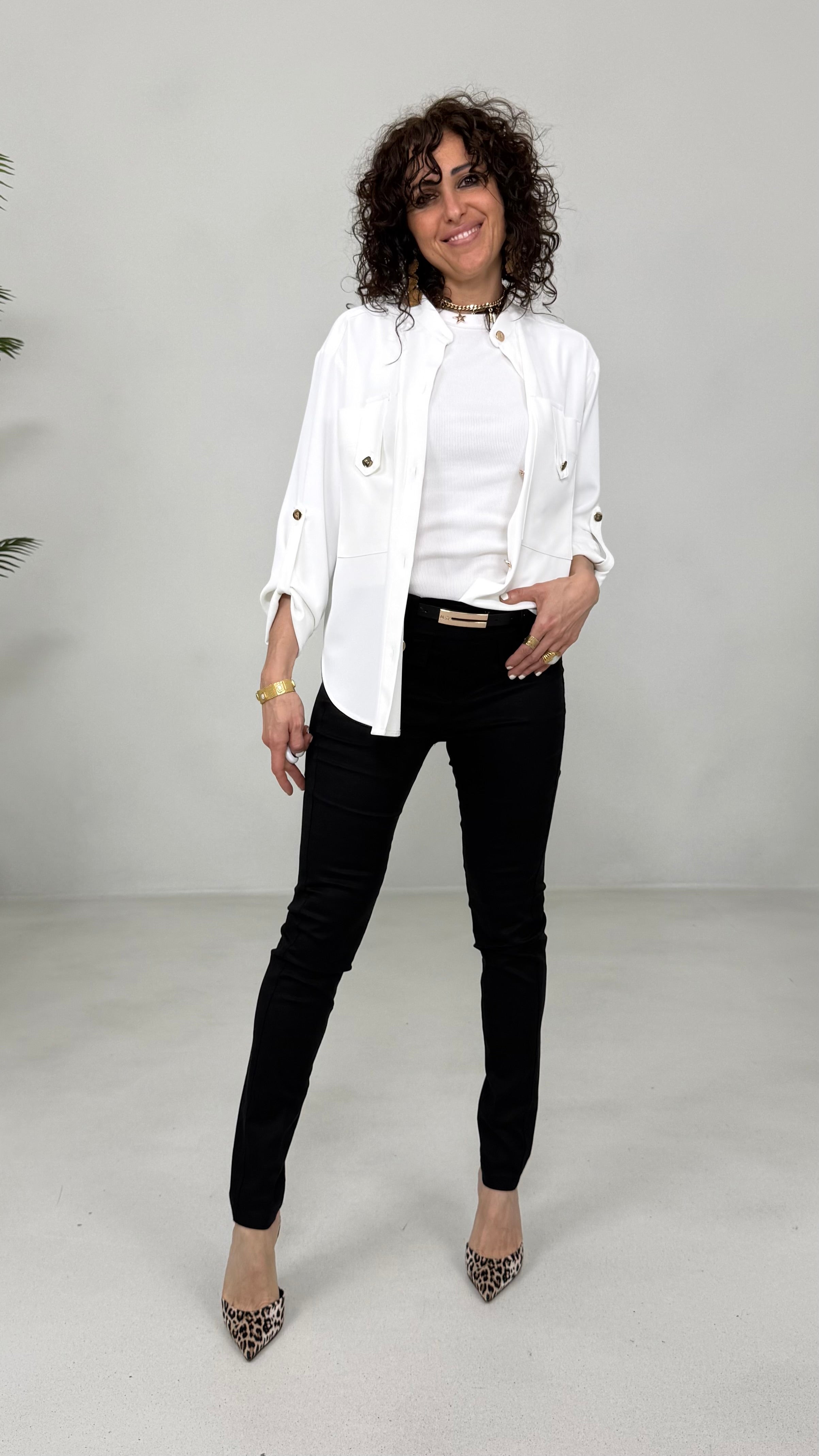 CAMICIA IN CADY FLUIDO UNITO