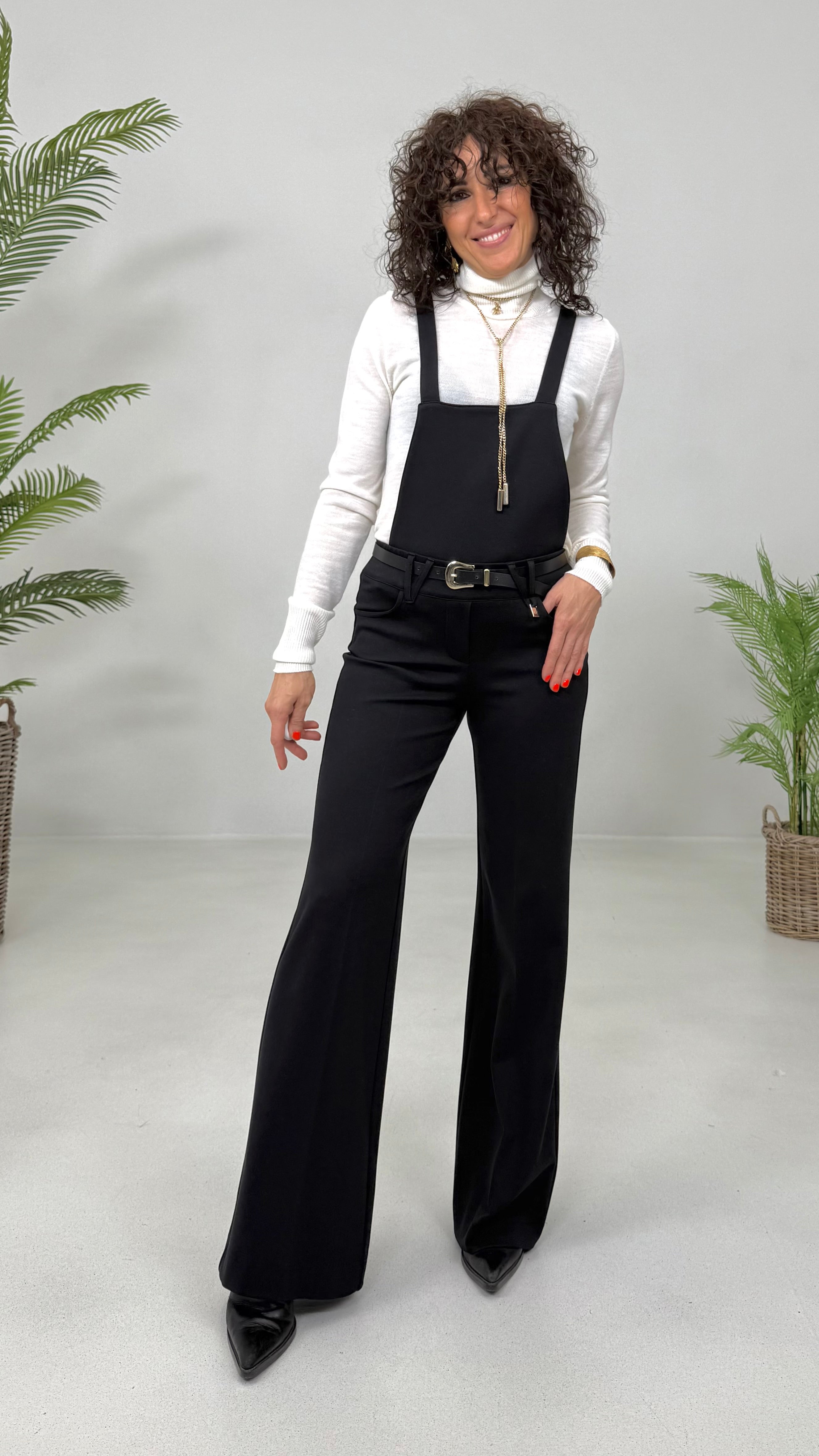 PETTORINA PER EFFETTO SALOPETTE IN PUNTO ROMA DIAGONALE