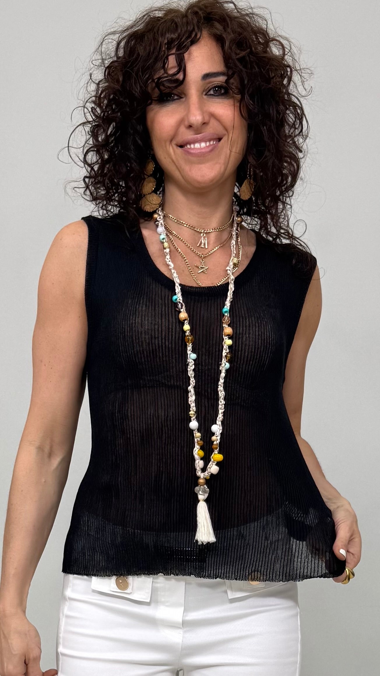 CANOTTA VOGATORE IN FILATO EXTRAFINE