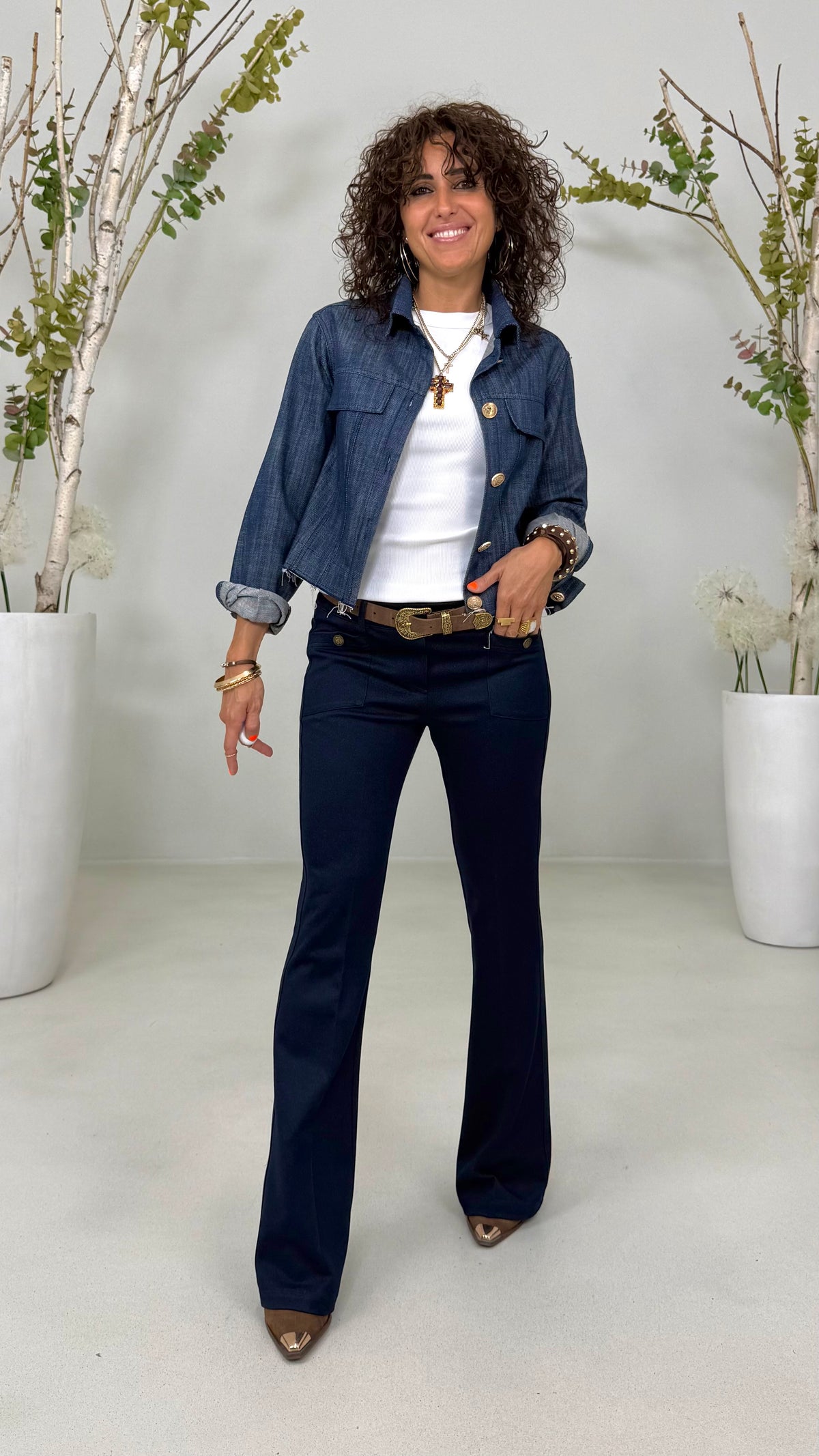 ZAMPETTA IN TWILL PUNTO MAGLIA