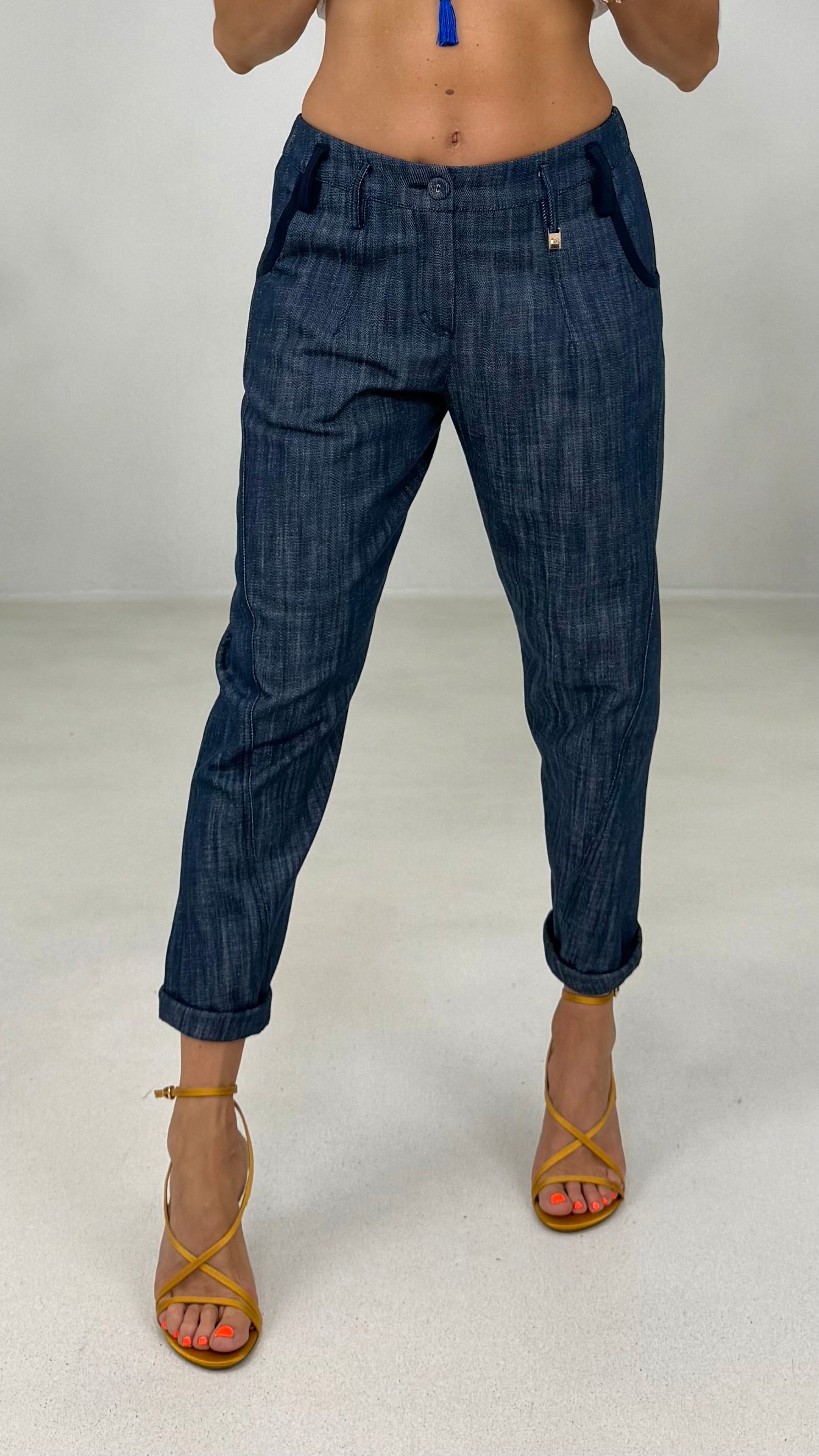 BAGGY ROCK IN DENIM 100% COTONE