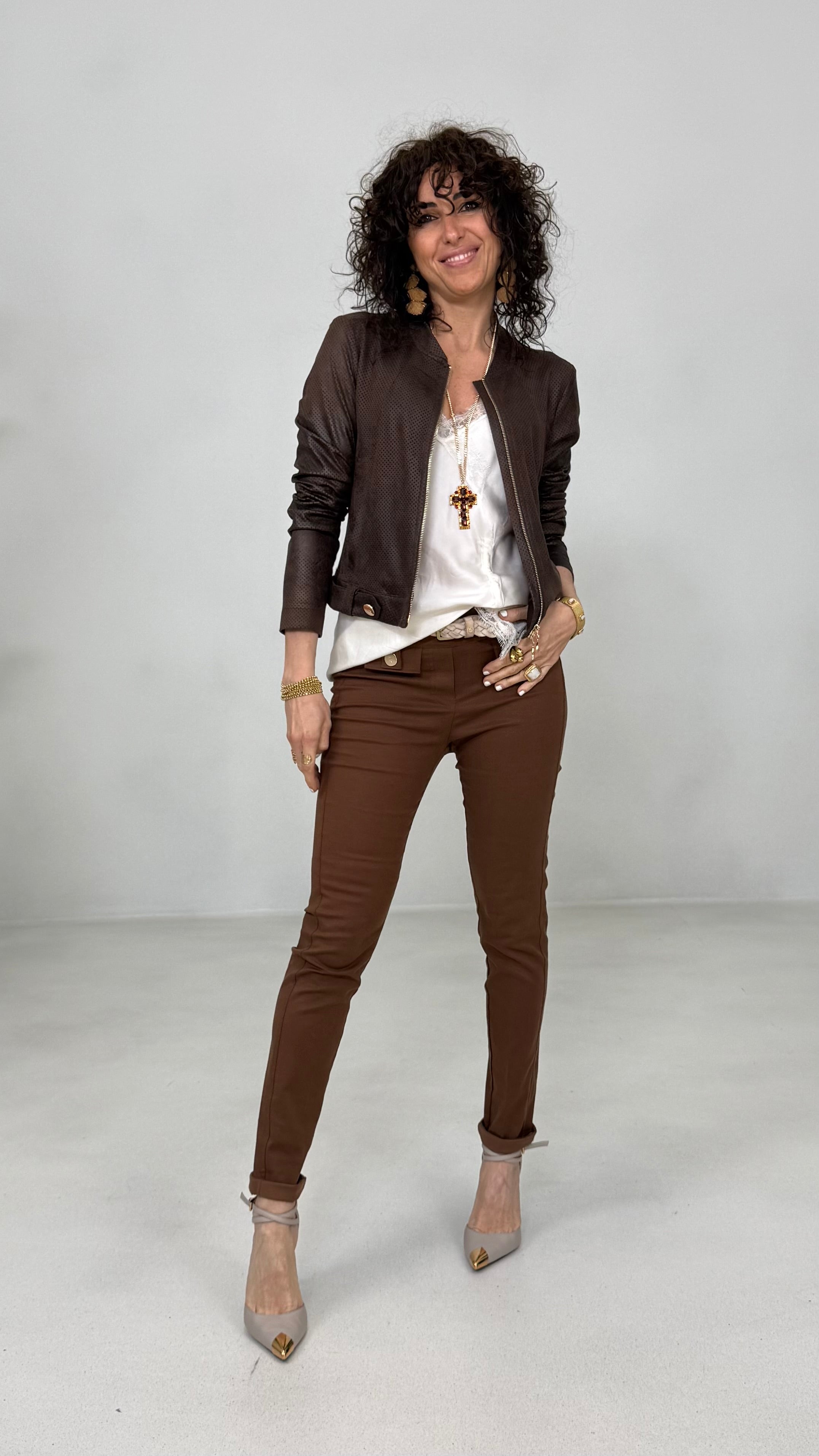 GIACCHINO IN DAINETTO ELASTICO TRAFORATO