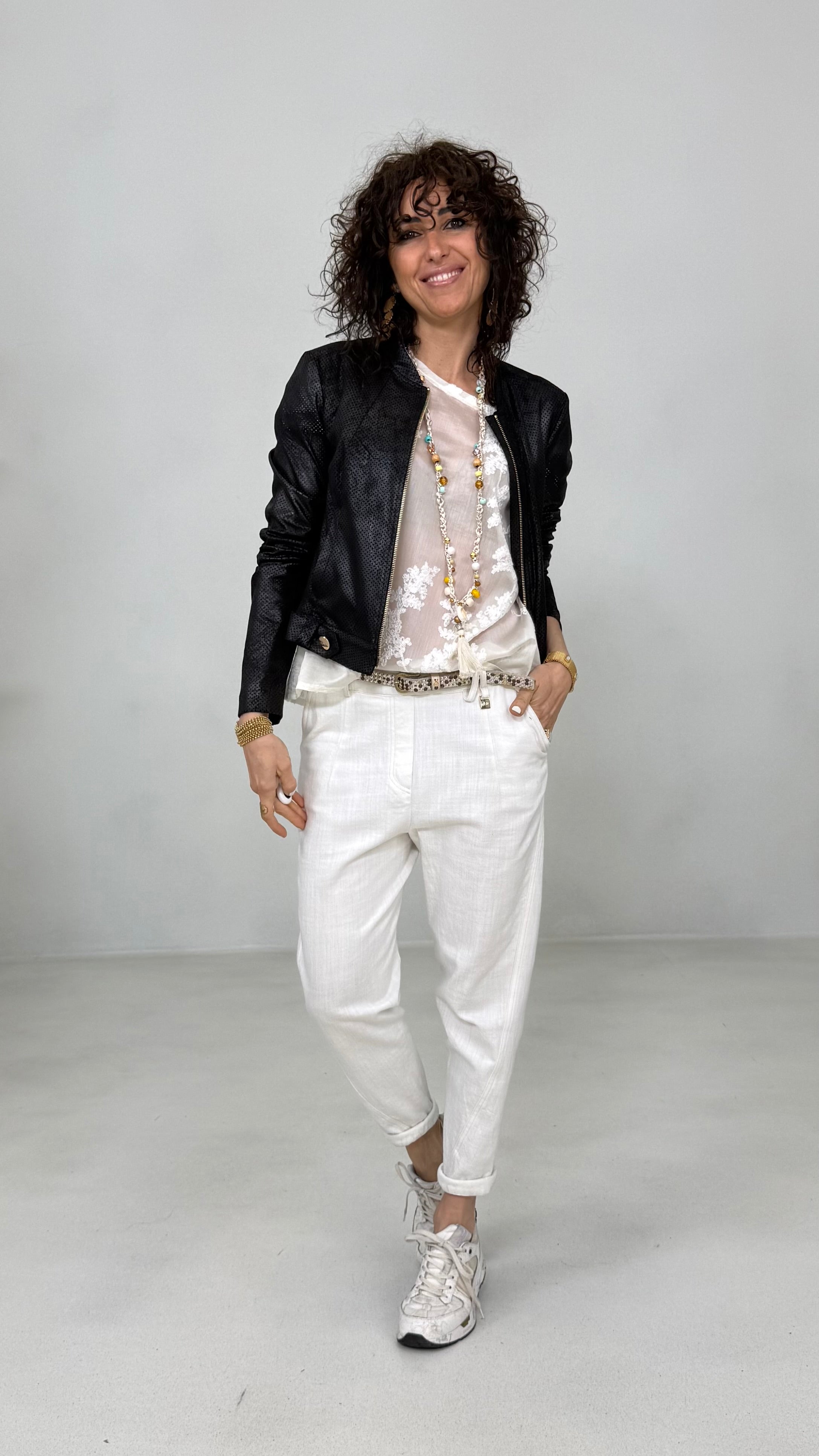 GIACCHINO IN DAINETTO ELASTICO TRAFORATO