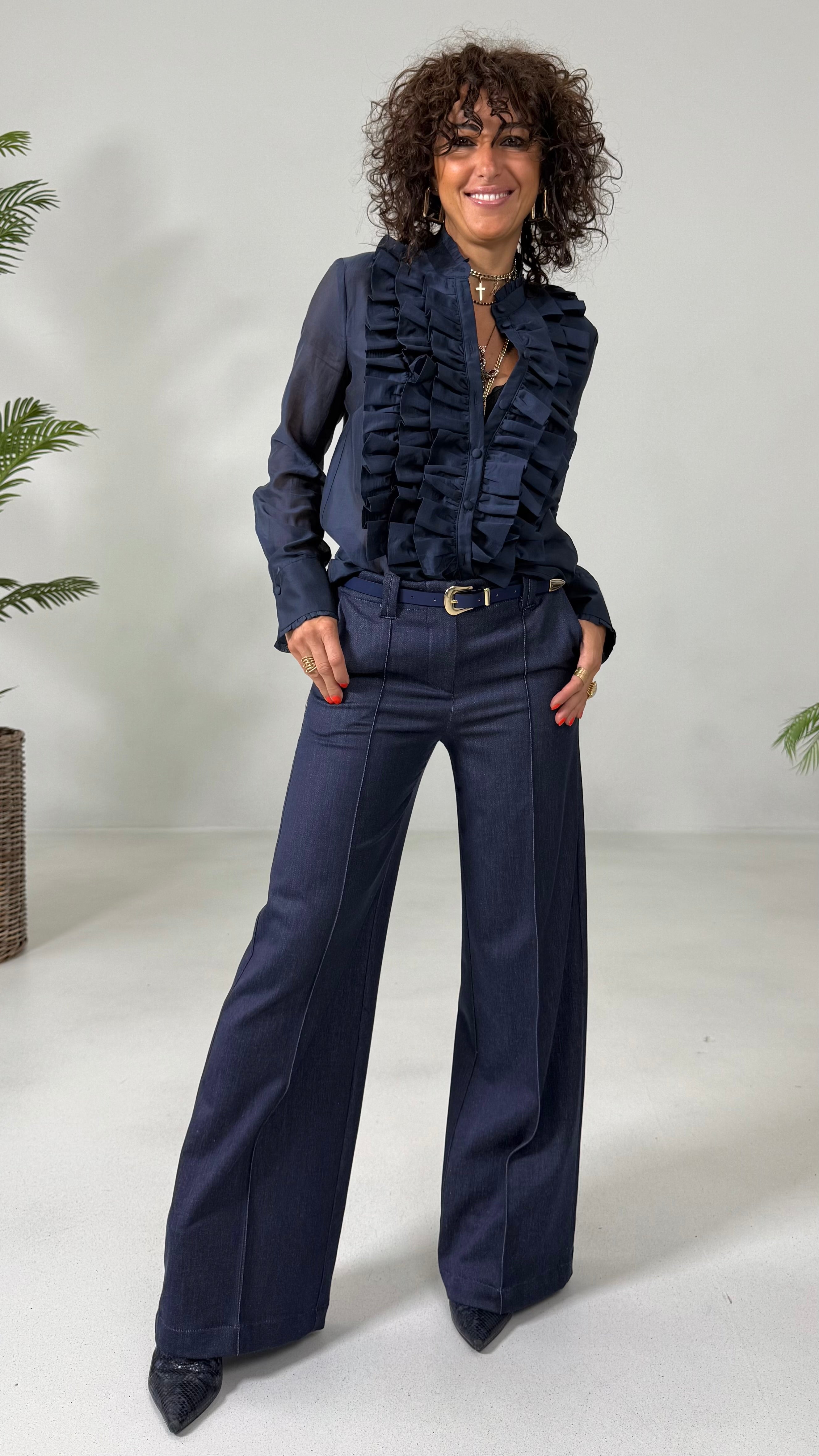 CAMICIA IN MUSSOLA CON ROUGES