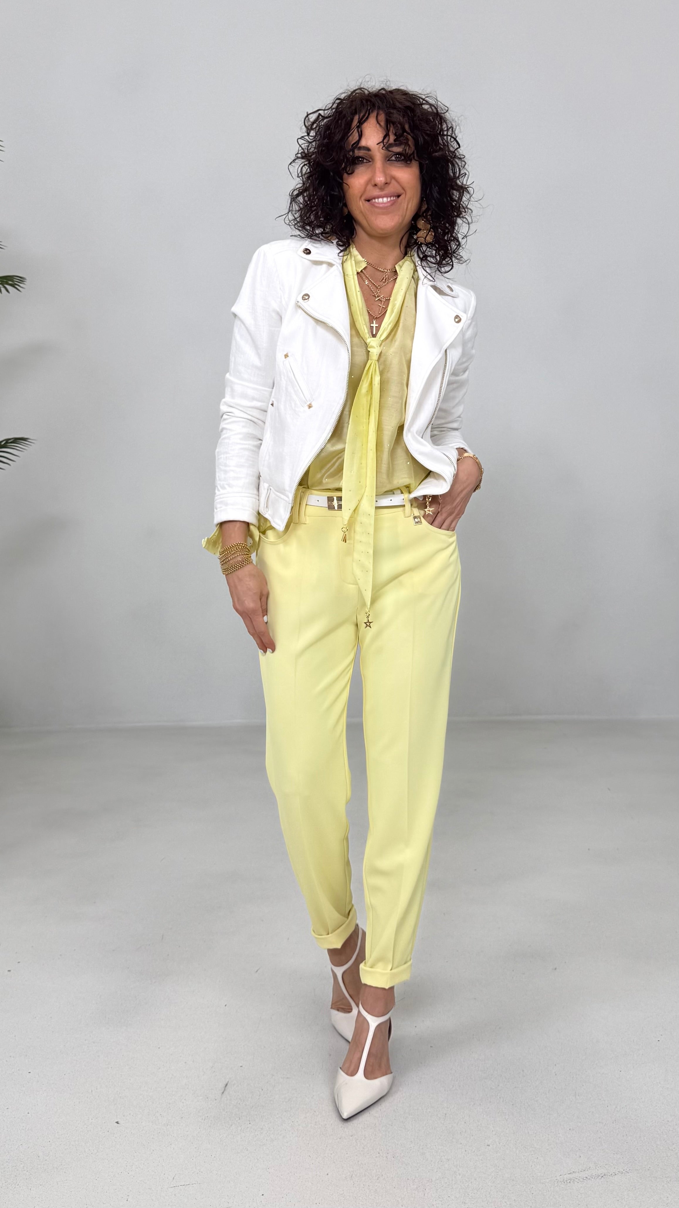 CHIODO IN COTONE JEANS