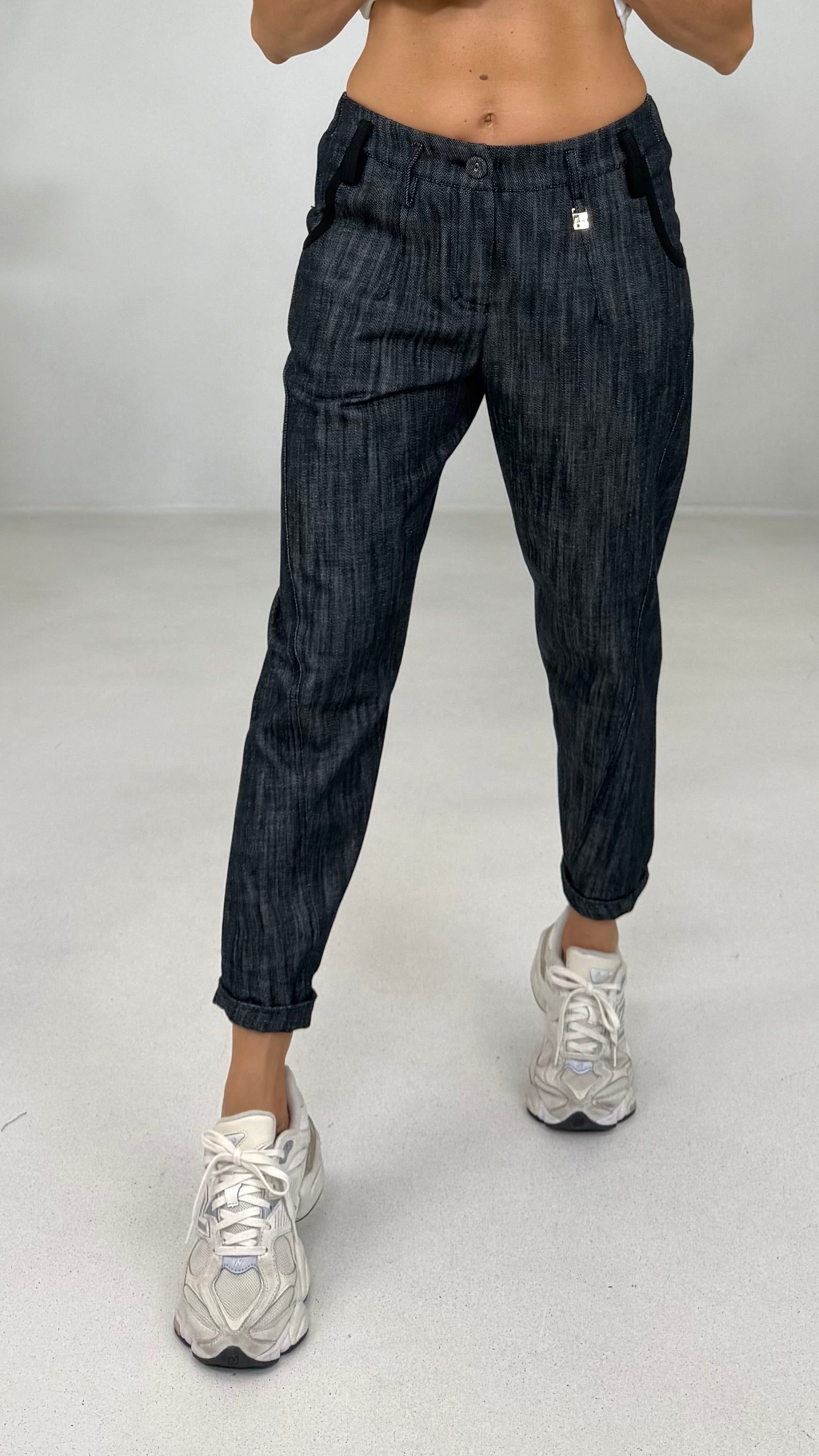 BAGGY ROCK IN DENIM 100% COTONE
