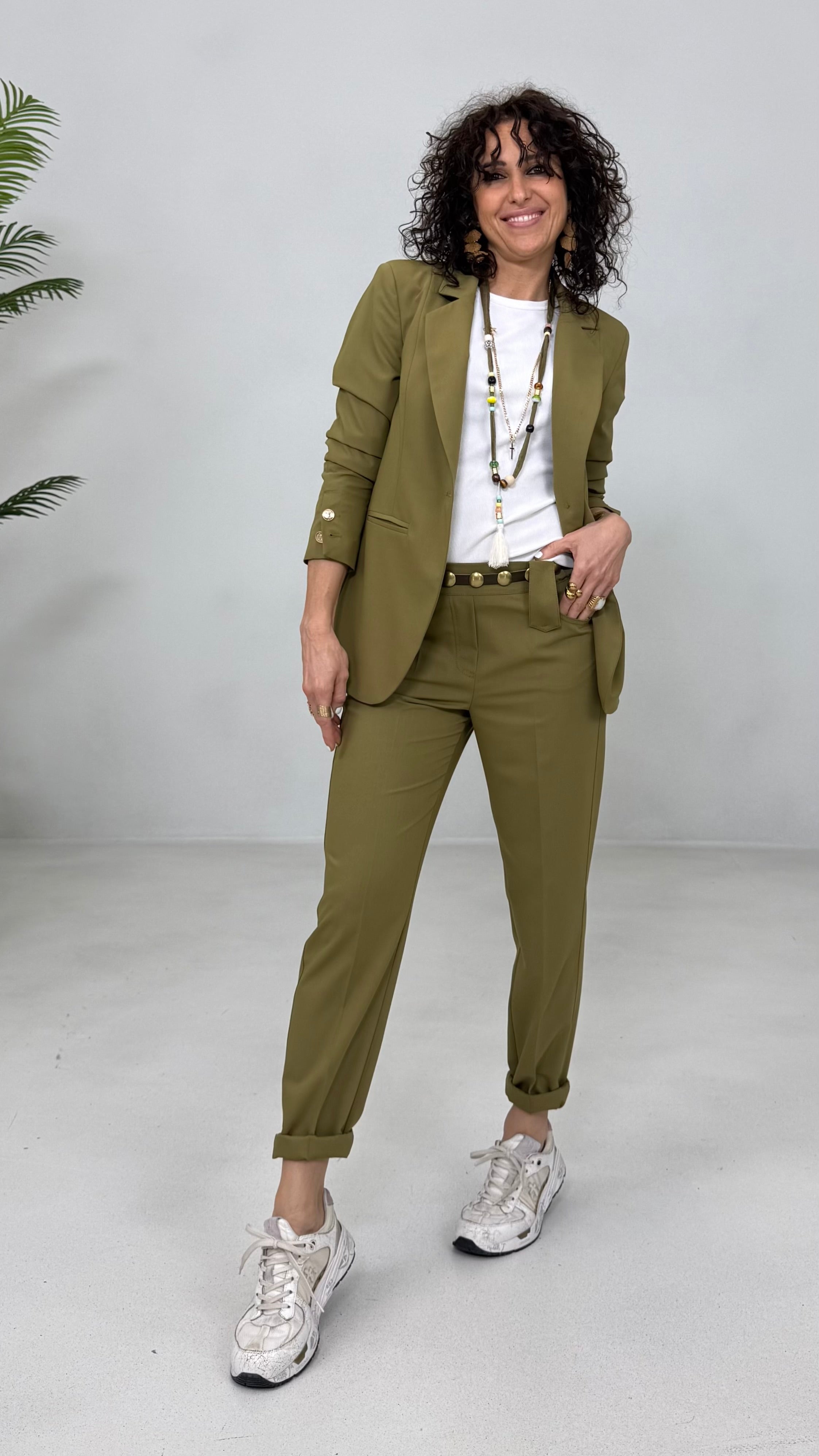 GIACCA BLAZER IN TECNICO FLUIDO