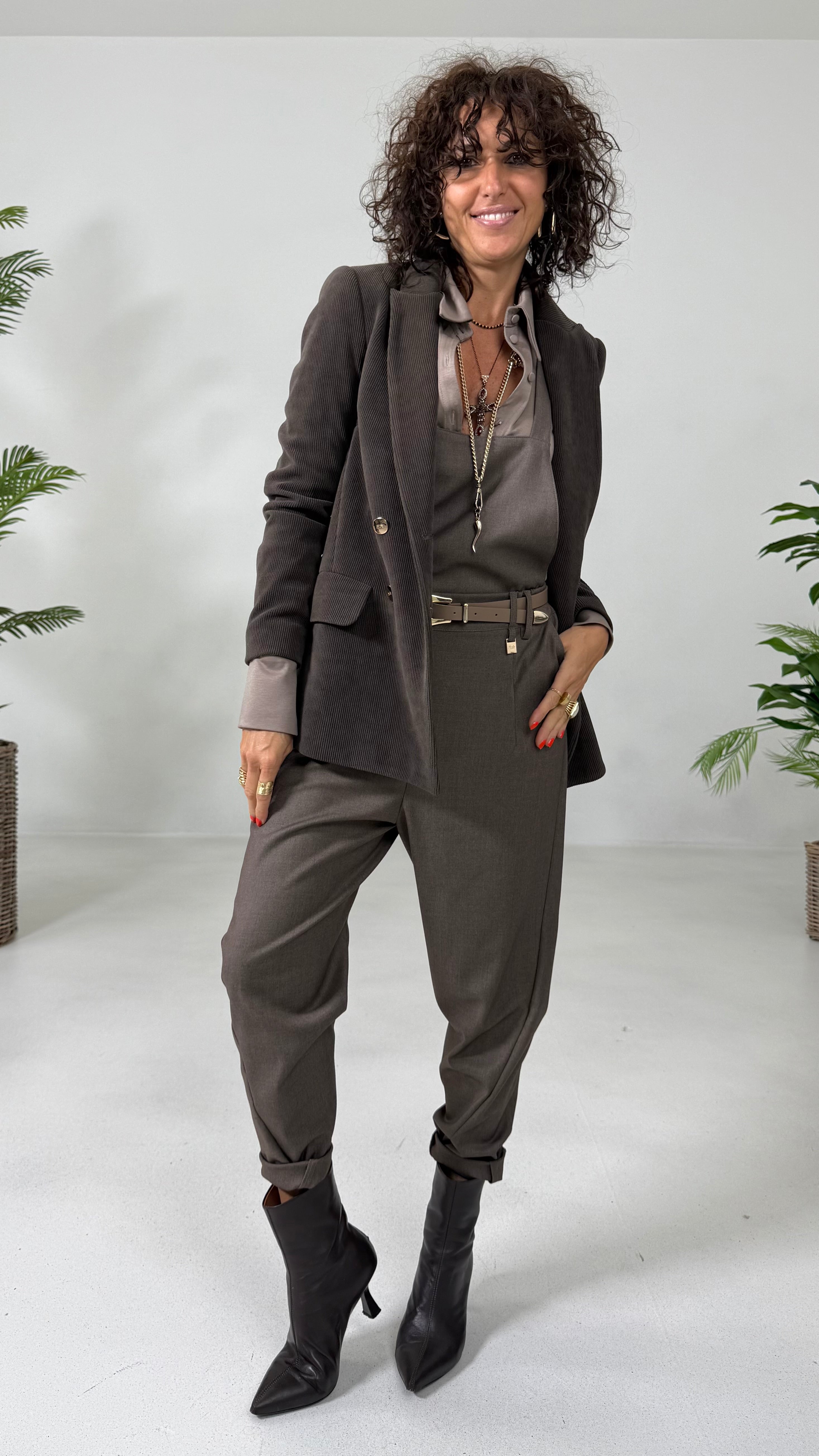 CAMICIA IN JERSEY DI COTONE MODAL