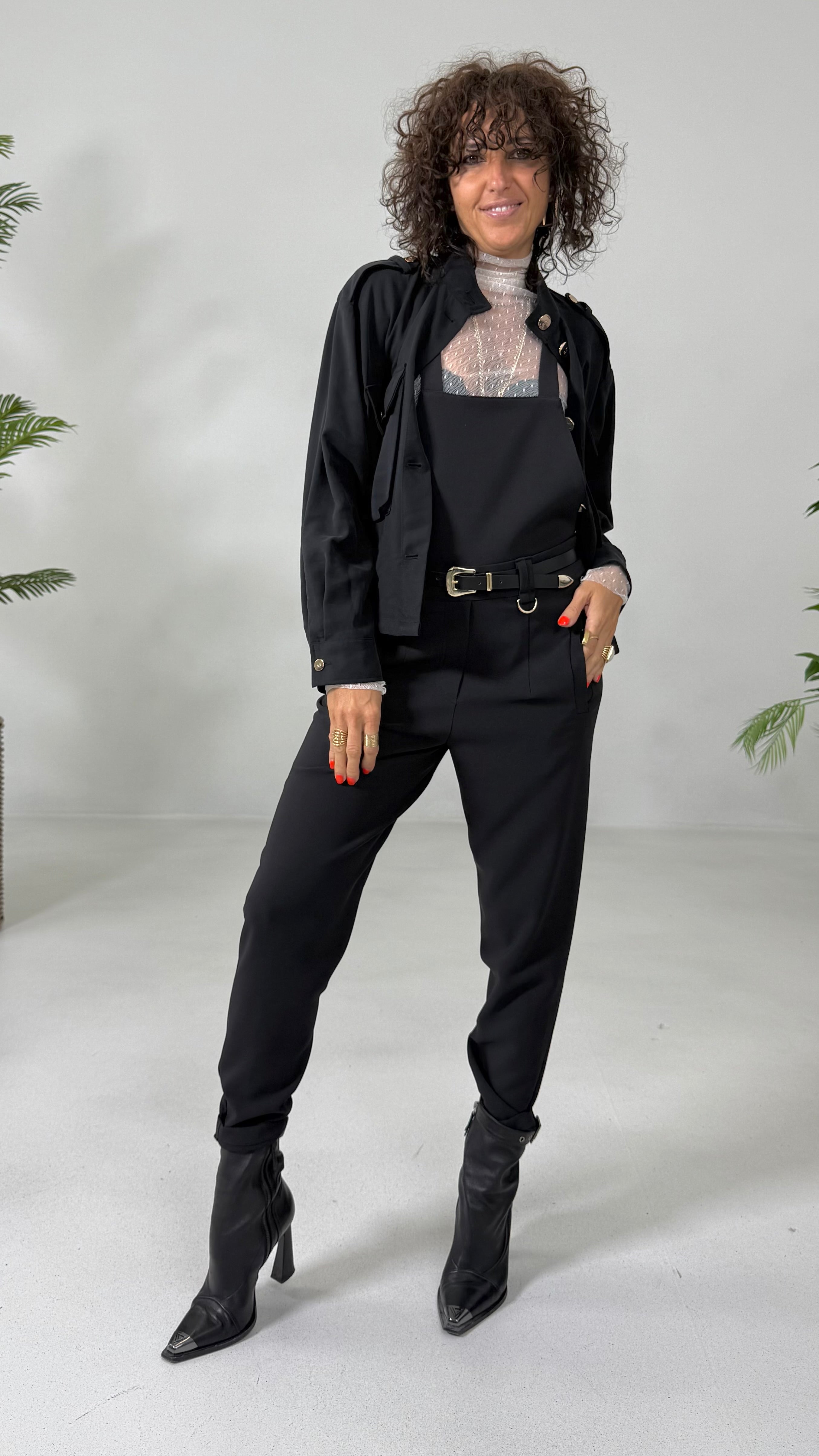 PANTALONE BASIC IN CADY TECNICO