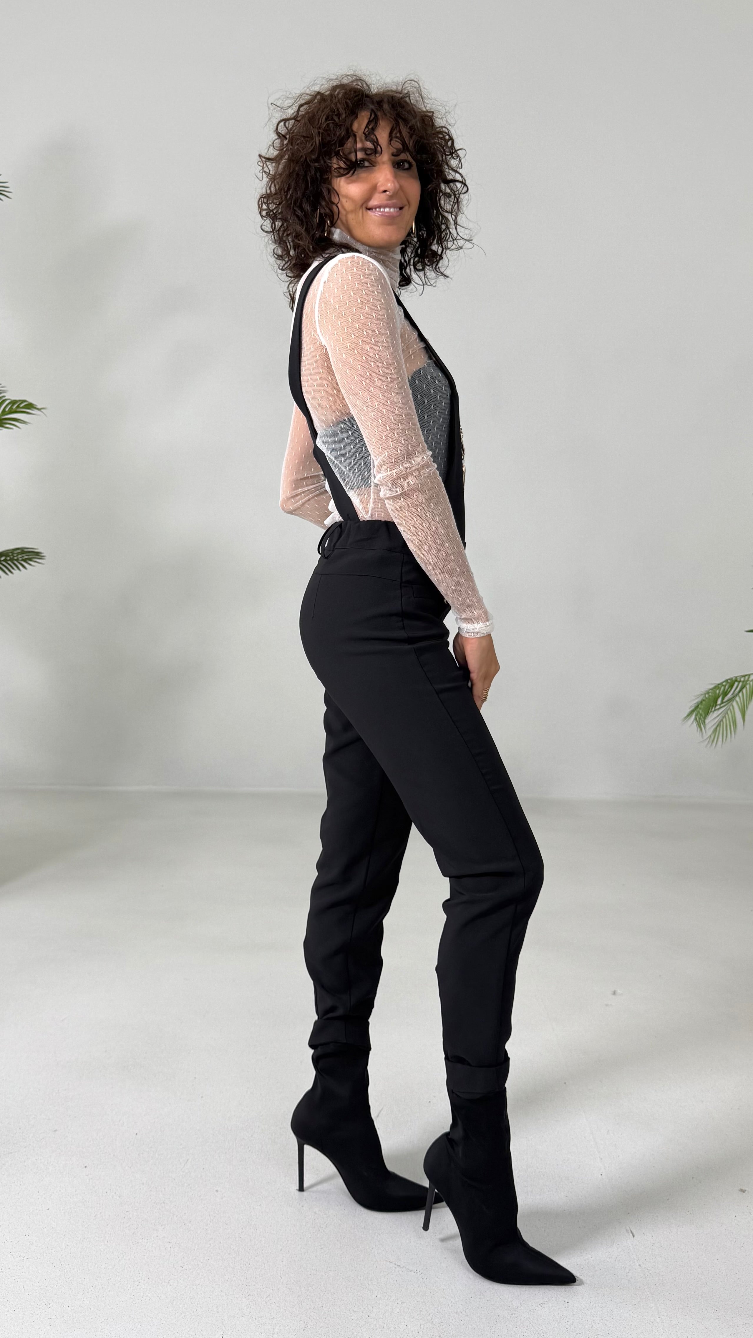 PANTALONE BASIC IN CADY TECNICO