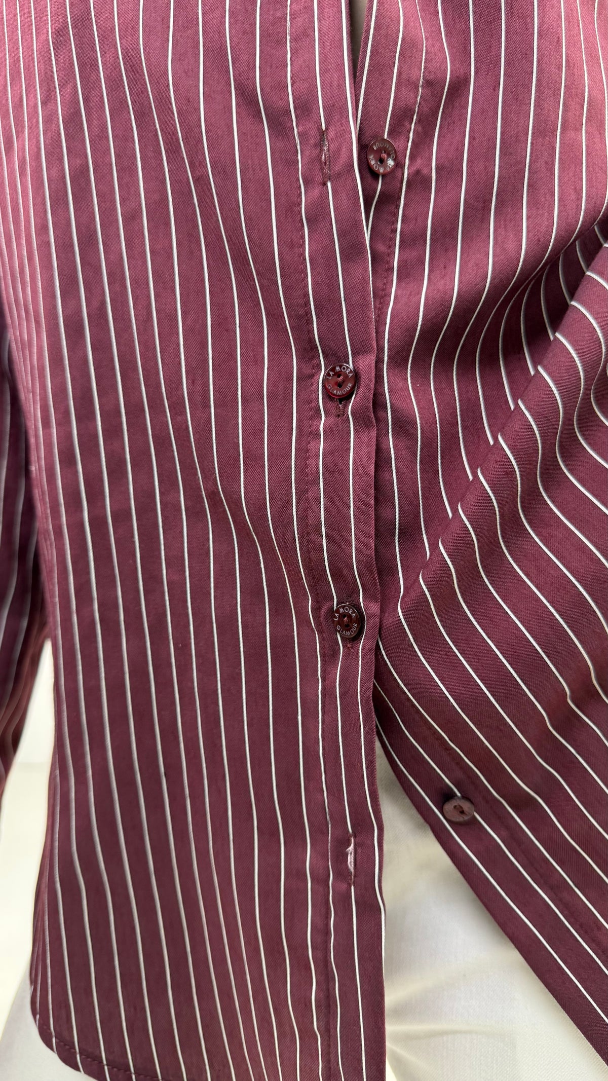 CAMICIA RIGA IN VISCOSA NYLON