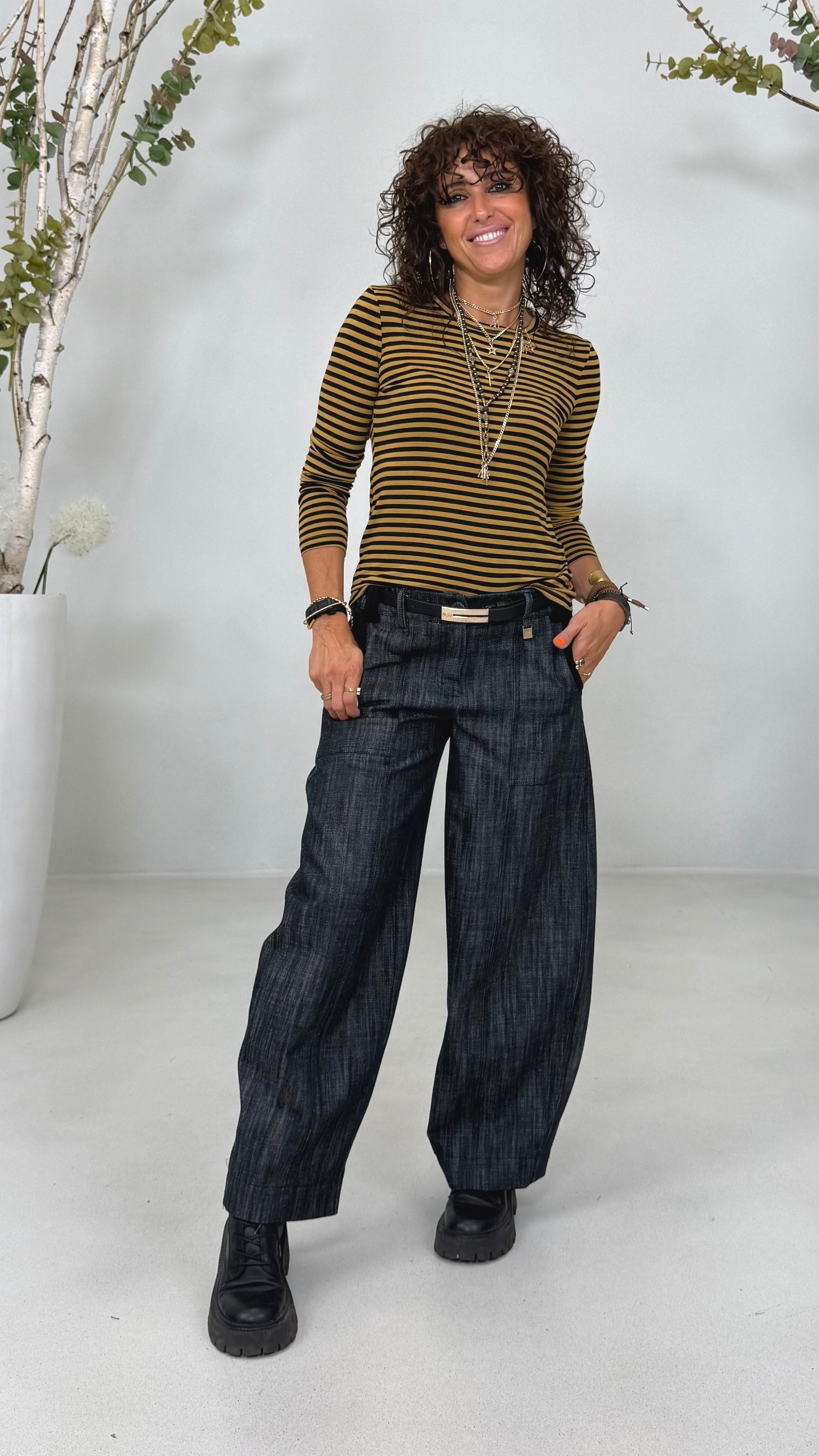NUOVO BALLOON IN DENIM 100% COTONE
