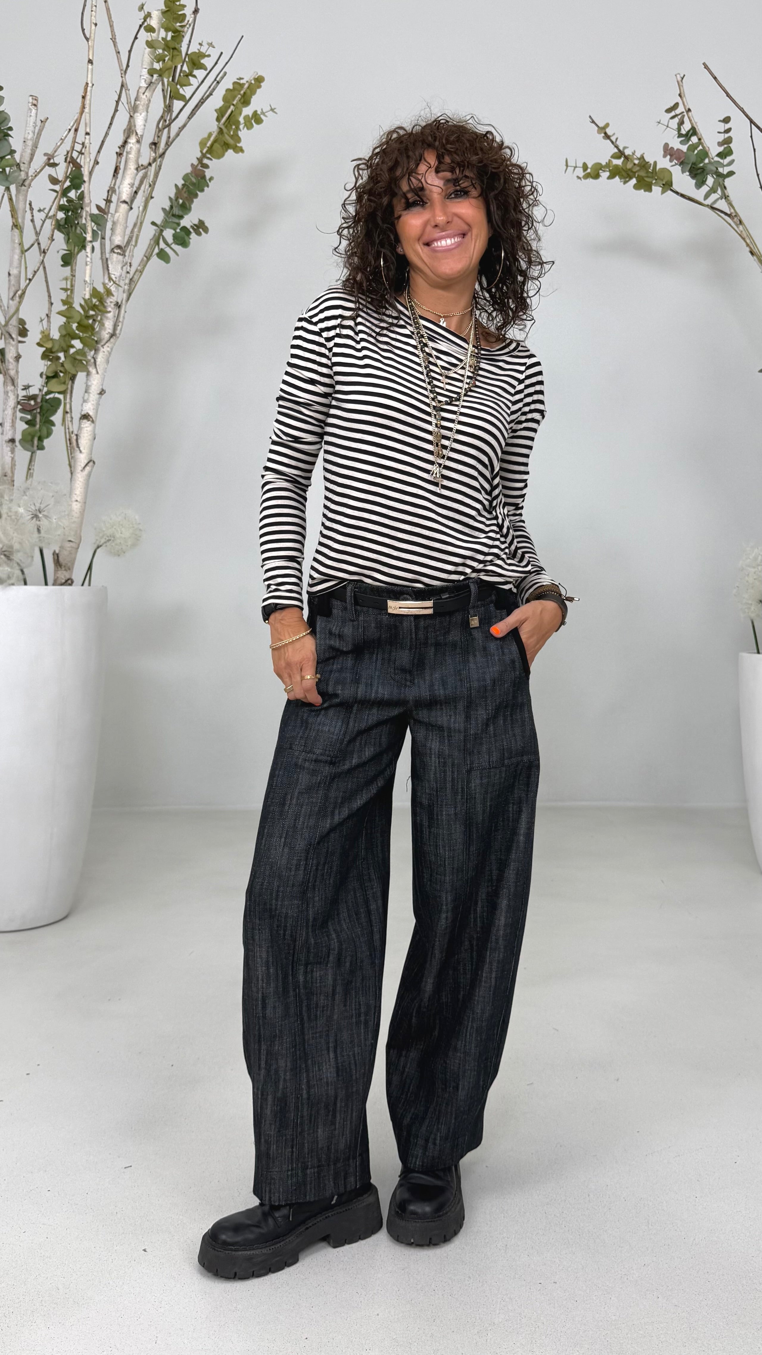 NUOVO BALLOON IN DENIM 100% COTONE
