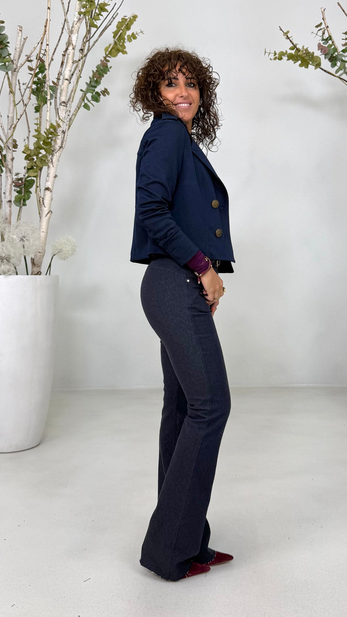 ZAMPETTA IN DENIM ELASTICIZZATO