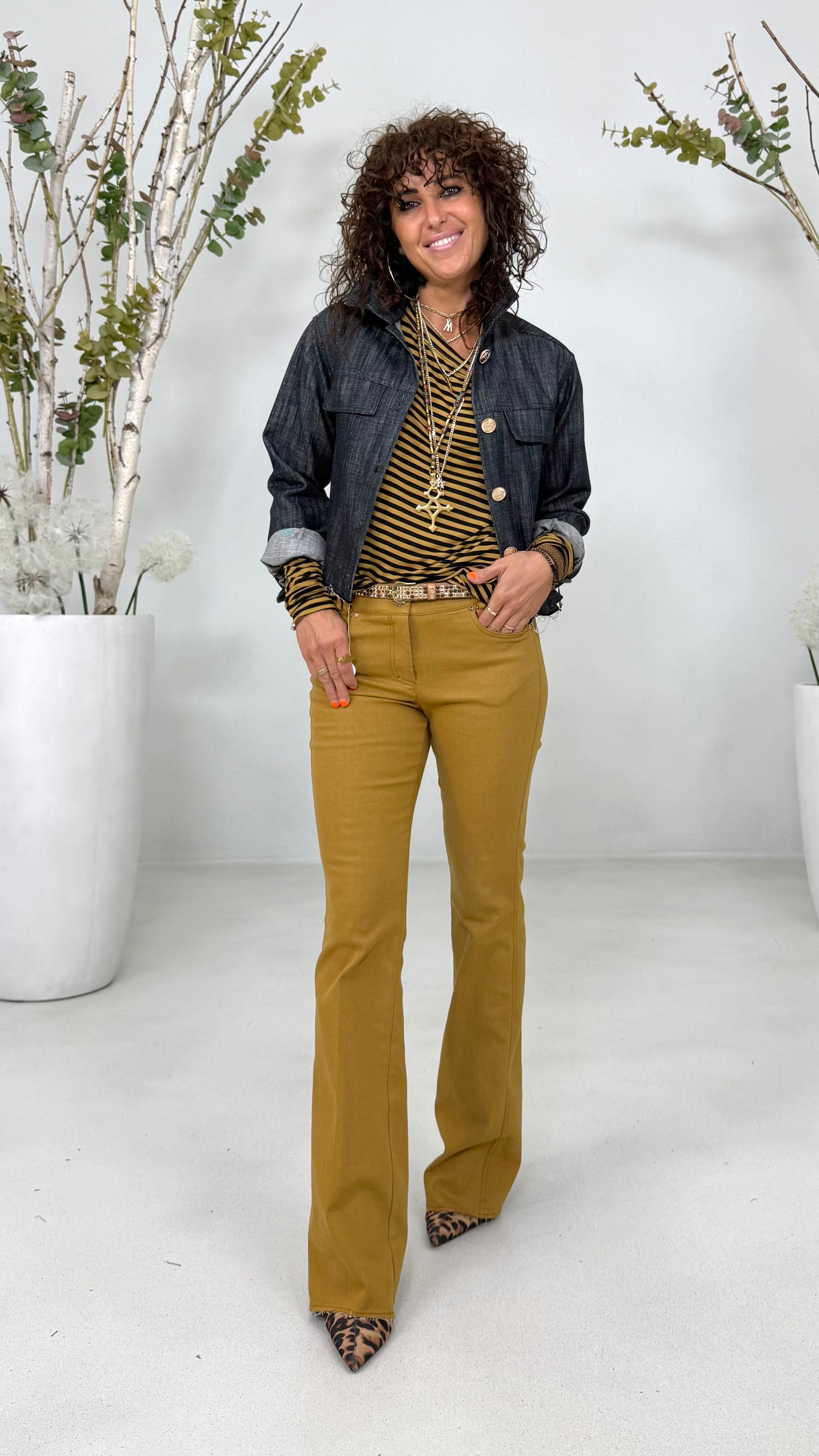 GILET JEANS IN DENIM 100% COTONE