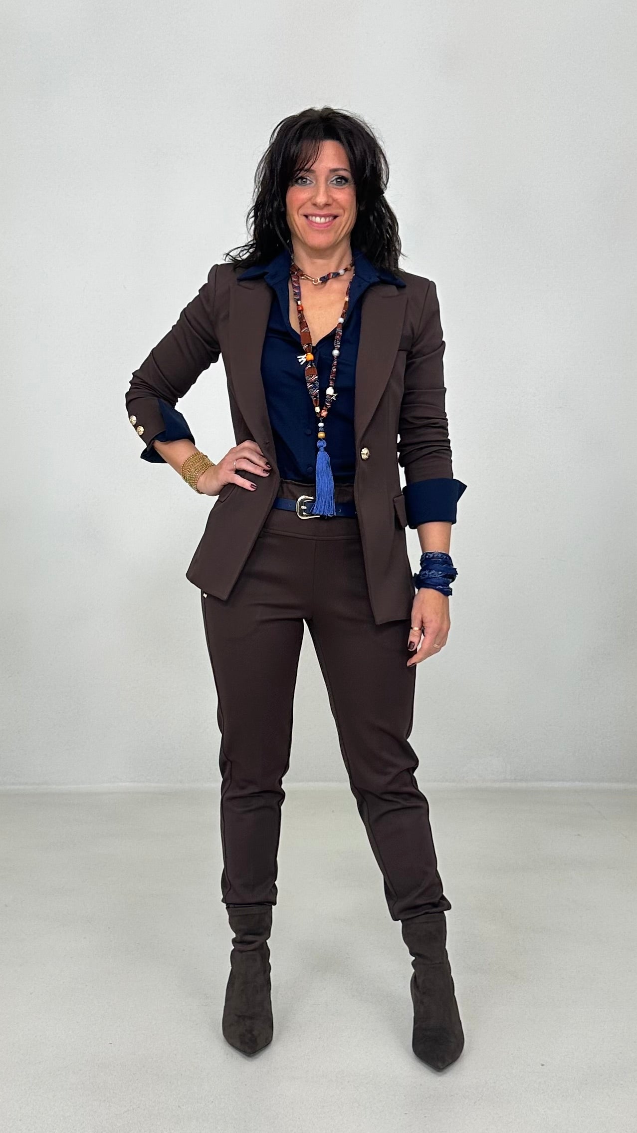 CAMICIA IN JERSEY DI COTONE MODAL