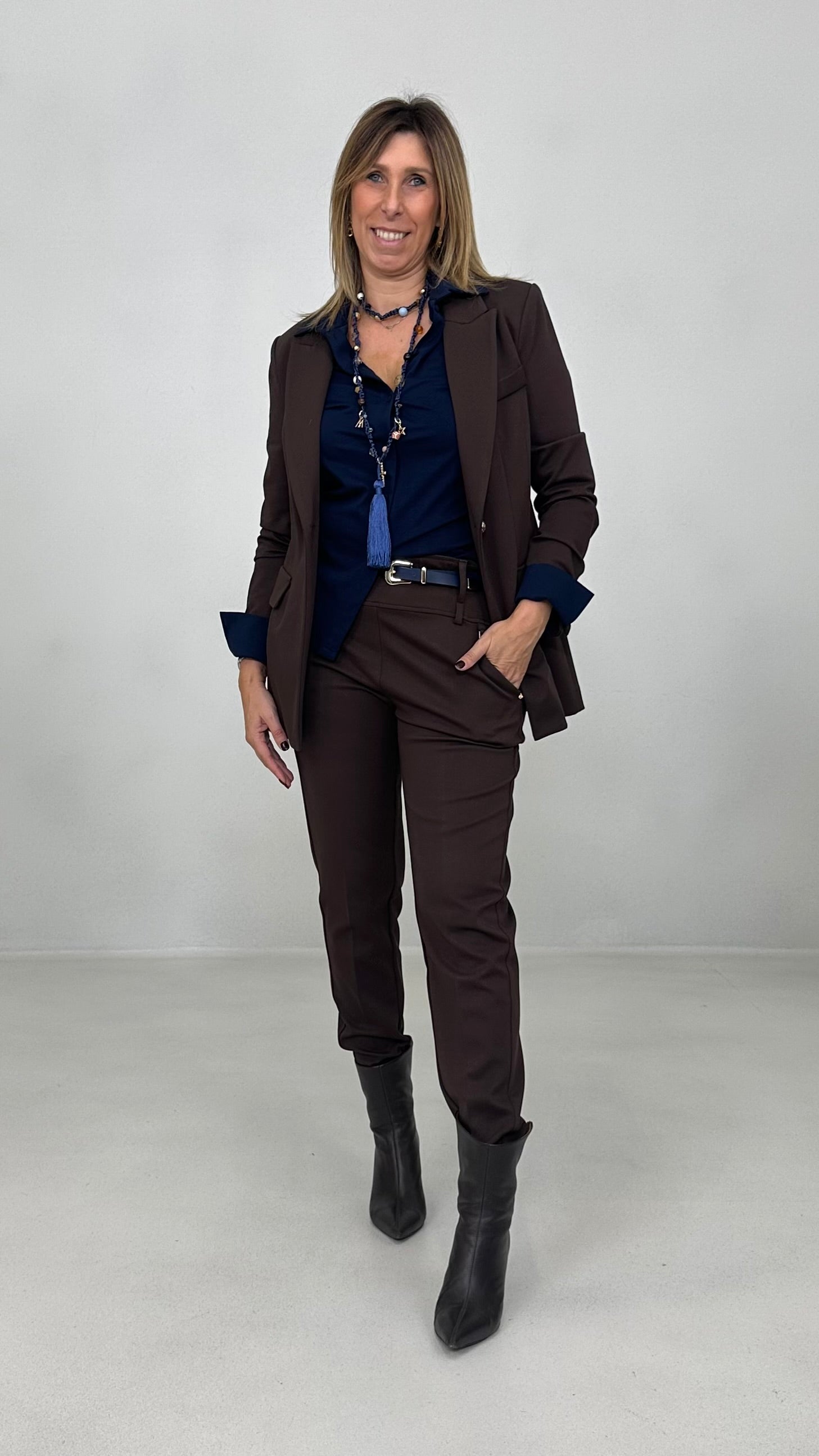 CAMICIA IN JERSEY DI COTONE MODAL