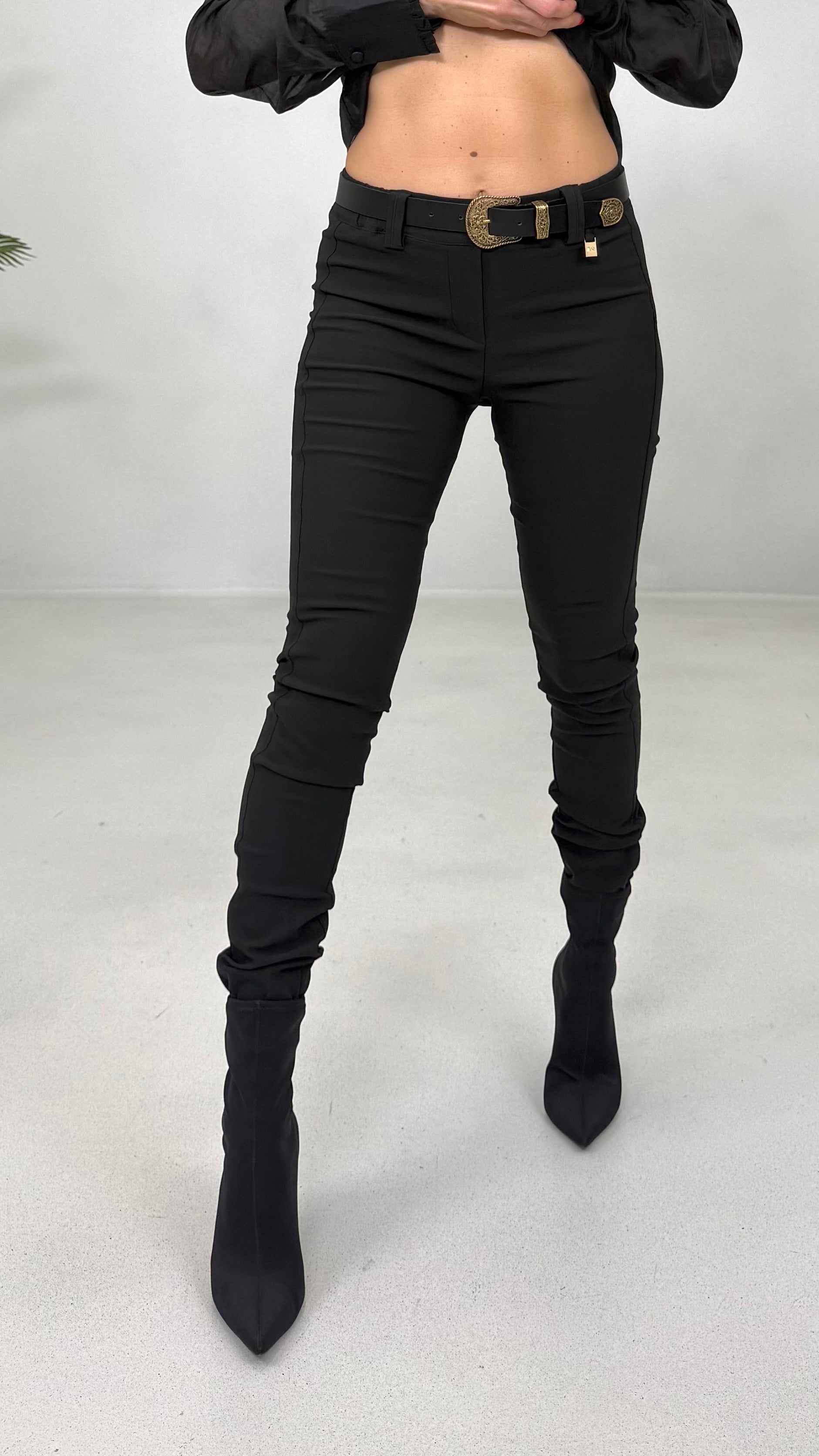 SKINNY IN TECNICO FELPATO SUPER STRETCH