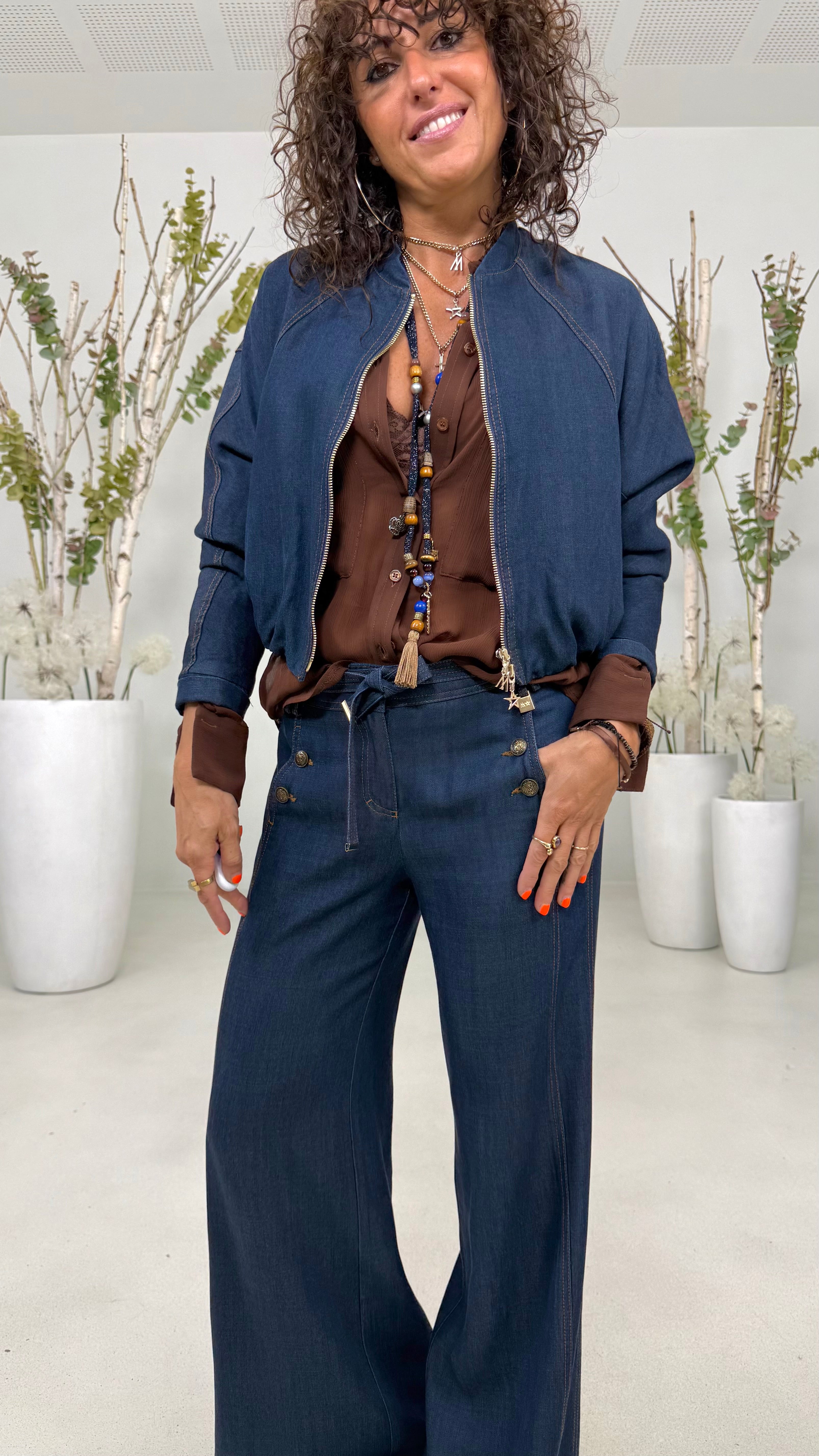 CAMICIA LINEA A UOMO IN CREPONNE VISCOSA
